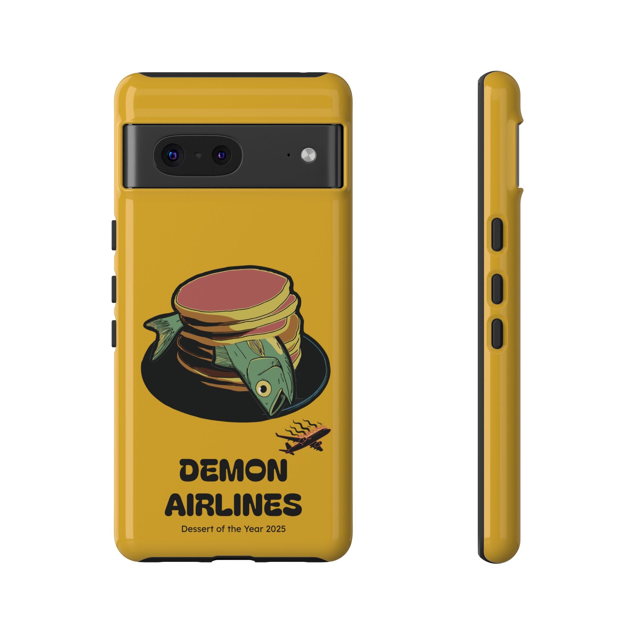 KPOP Style Fish Pancakes Yellow Smartphone Tough Cases