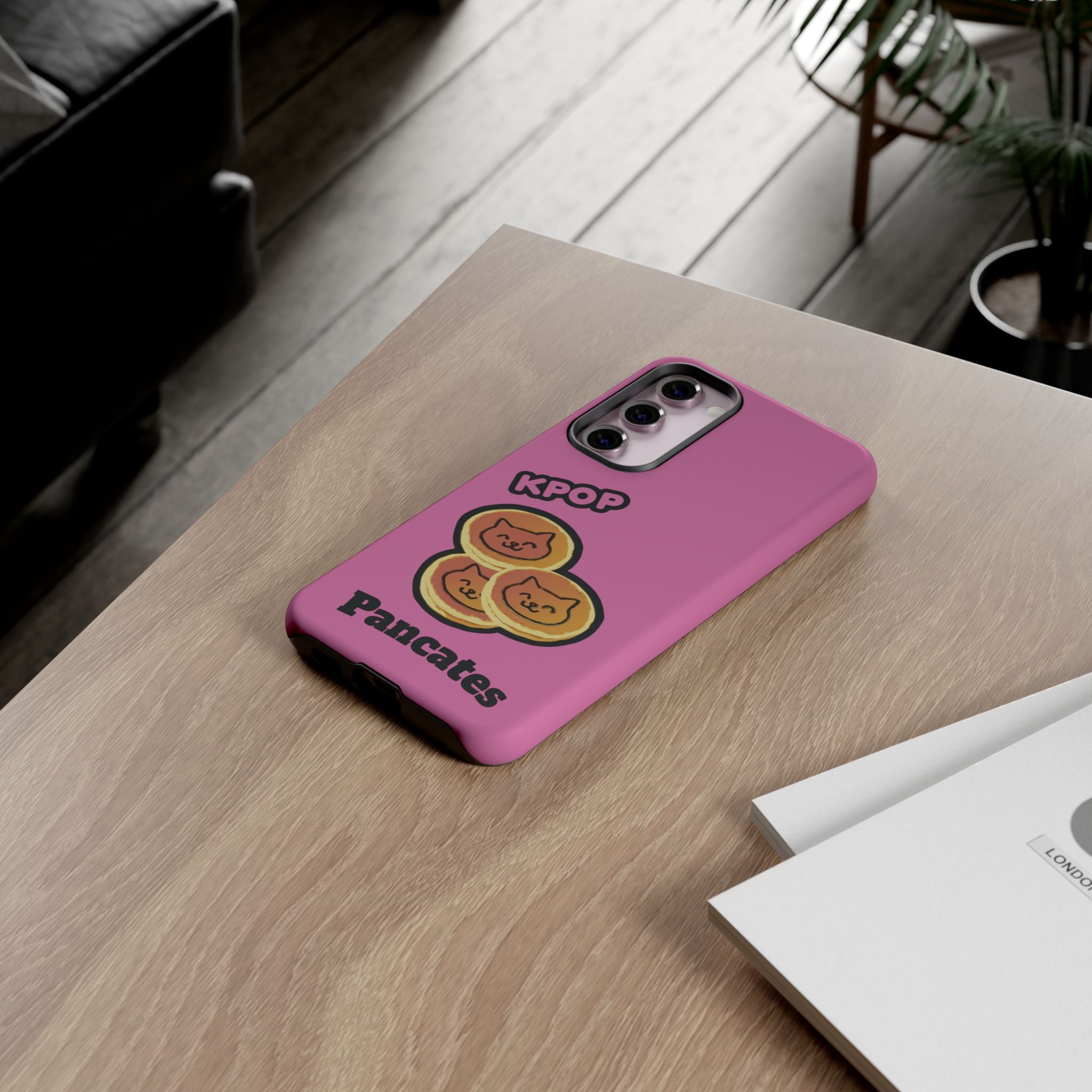 KPOP Style Pancates Pink Smartphone Tough Cases