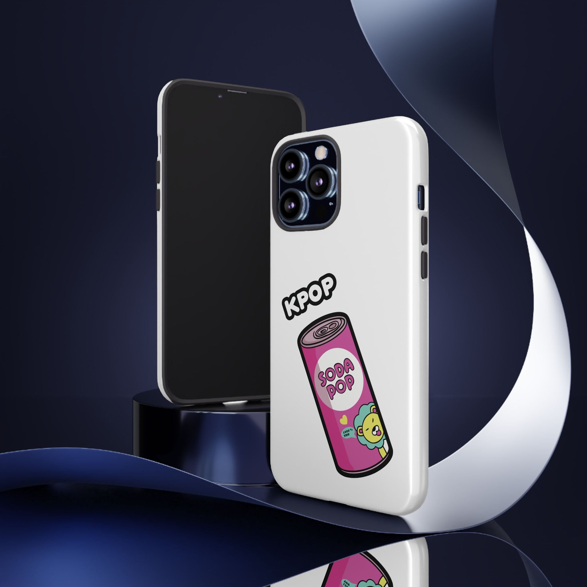 KPOP Style Soda Pop White Smartphone Tough Cases