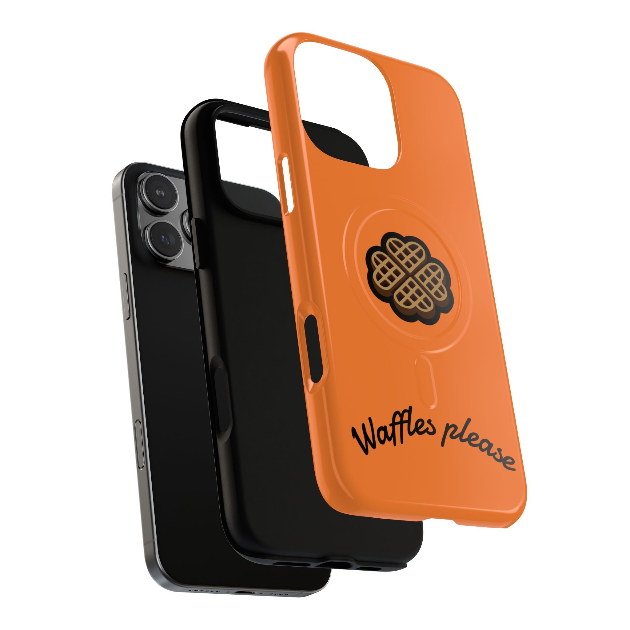 Heart Waffles Style Tough Magnetic Cases
