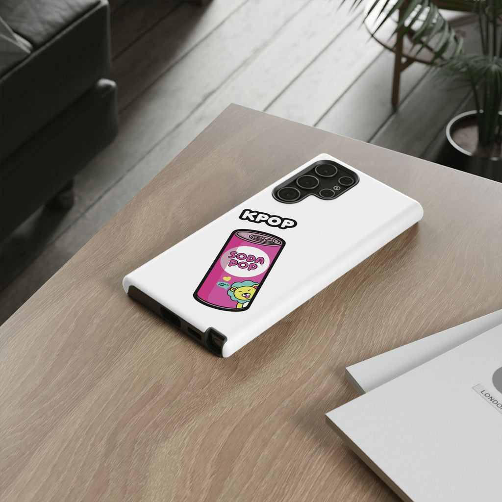 KPOP Style Soda Pop White Smartphone Tough Cases