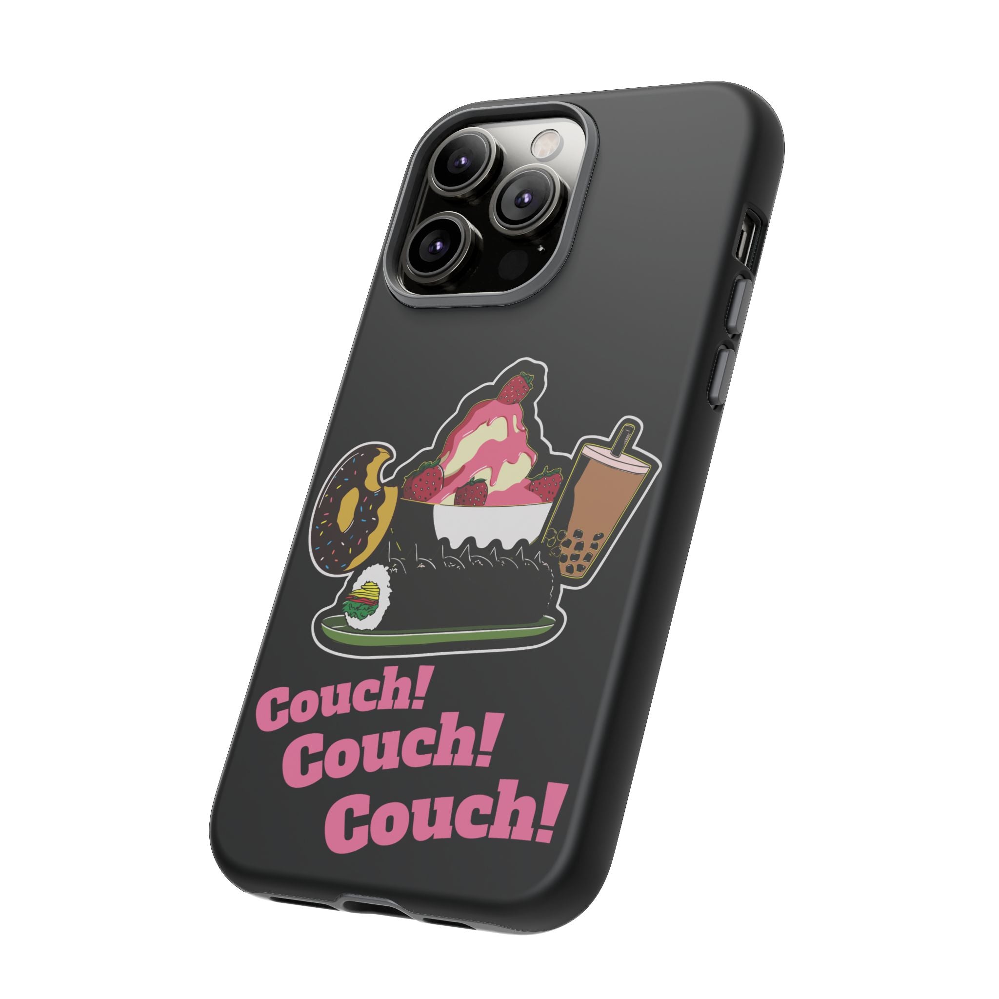 KPOP Style Black Couch Couch Couch Smartphone Tough Cases