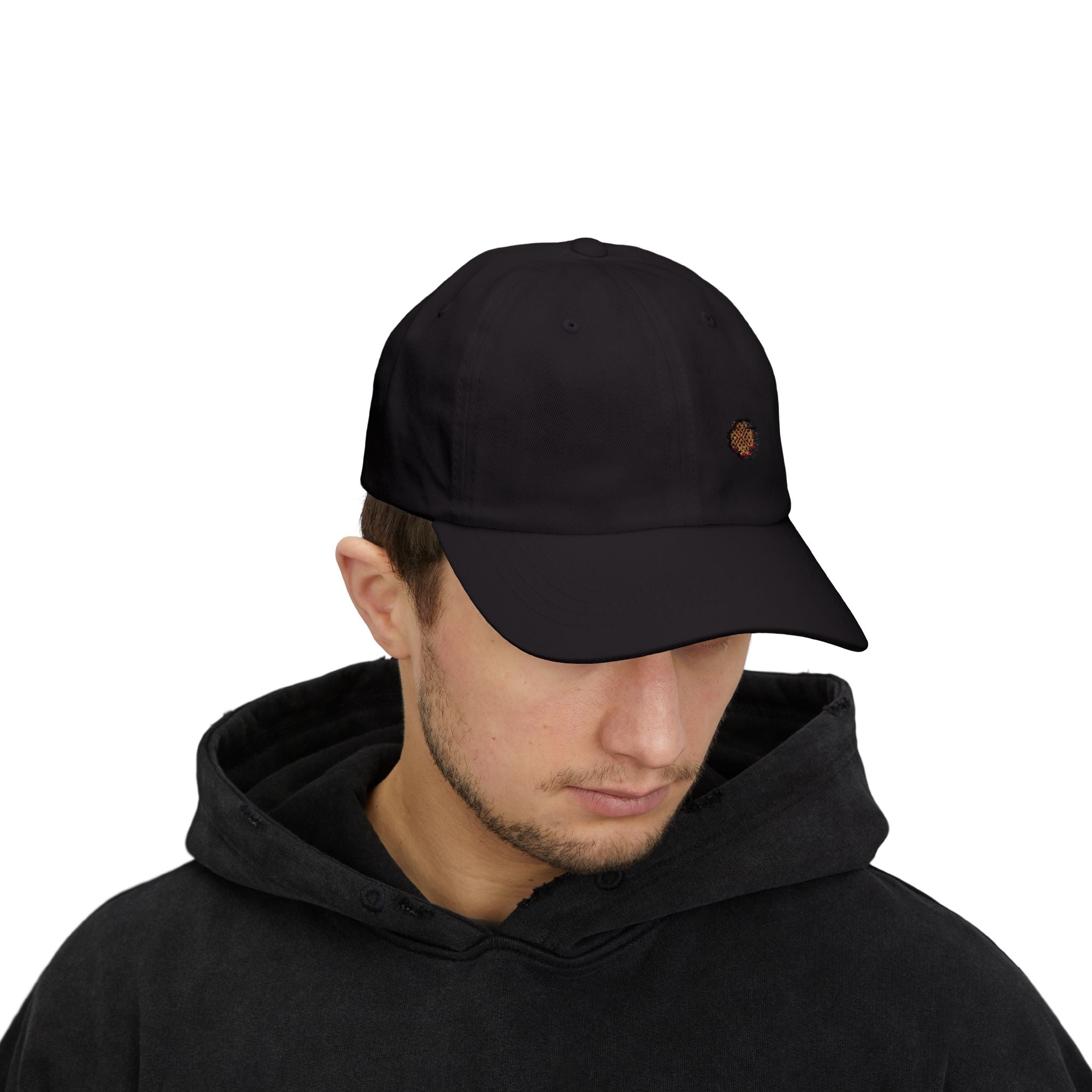 Mini Heart Waffle Style Classic Dad Cap (Embroidery)