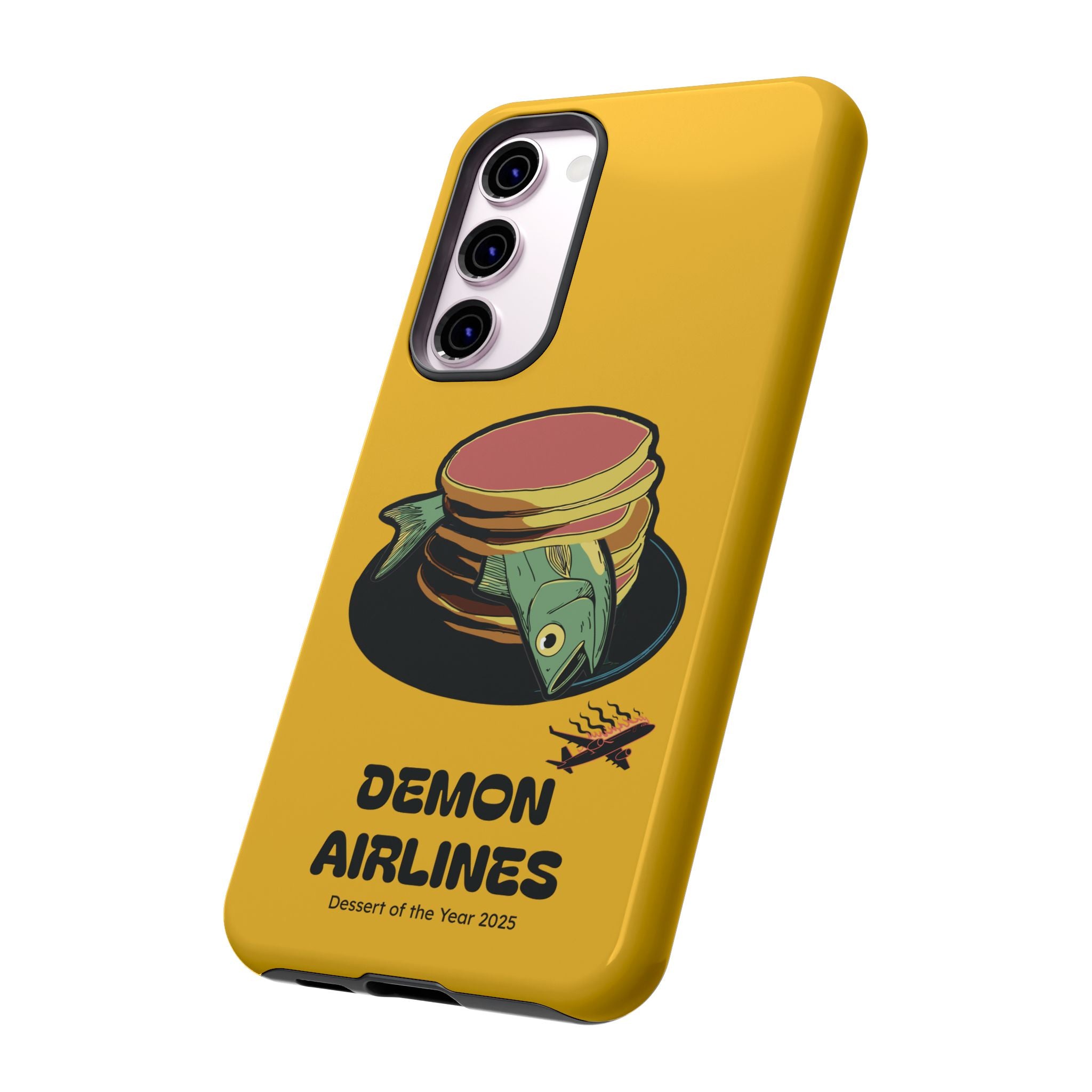 KPOP Style Fish Pancakes Yellow Smartphone Tough Cases
