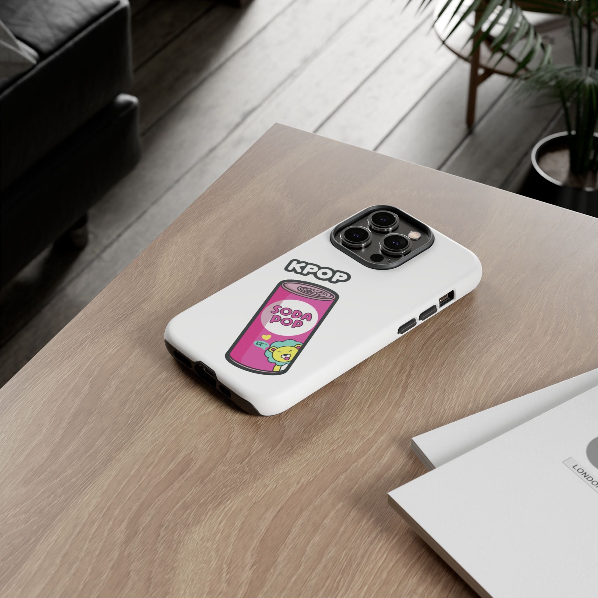 KPOP Style Soda Pop White Smartphone Tough Cases