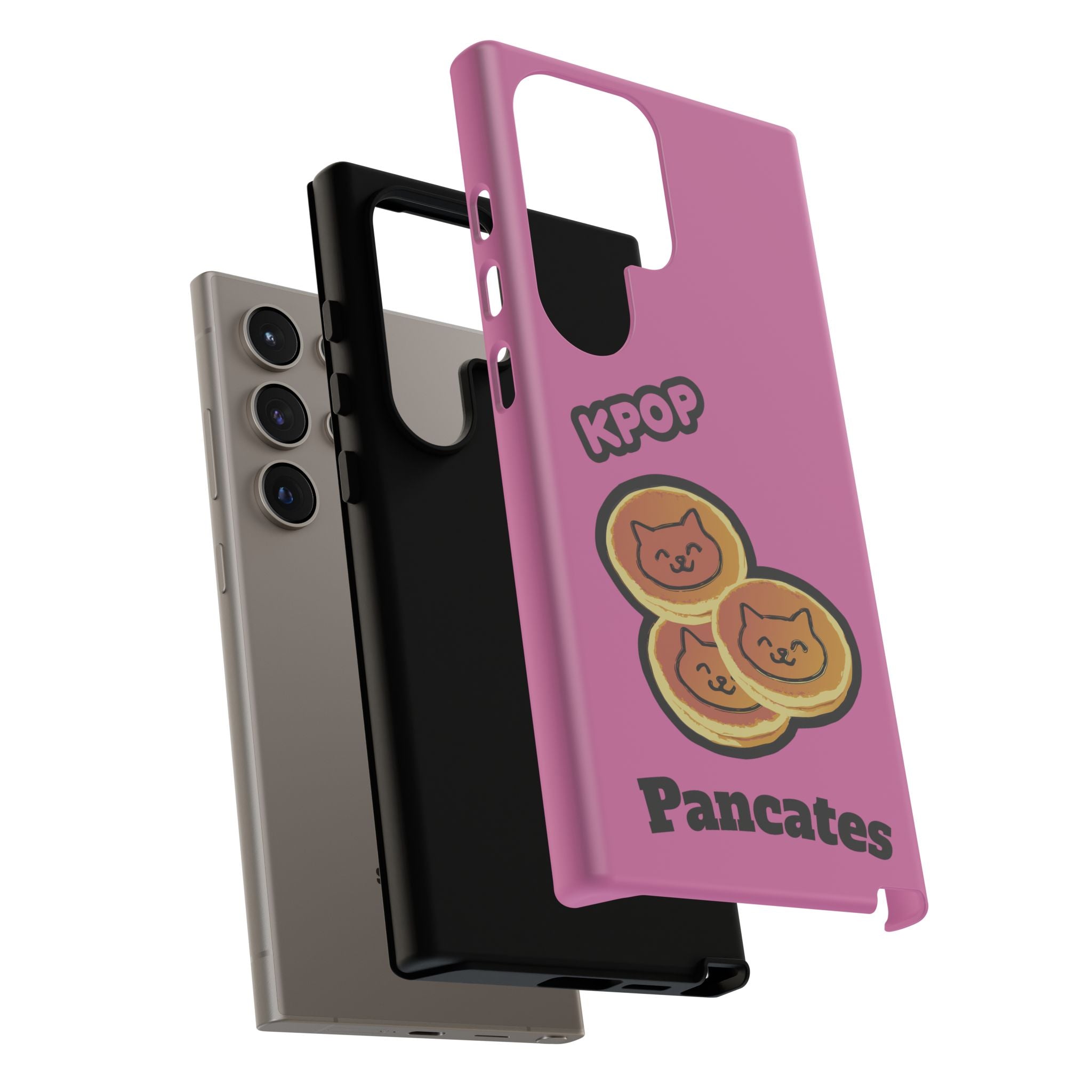 KPOP Style Pancates Pink Smartphone Tough Cases