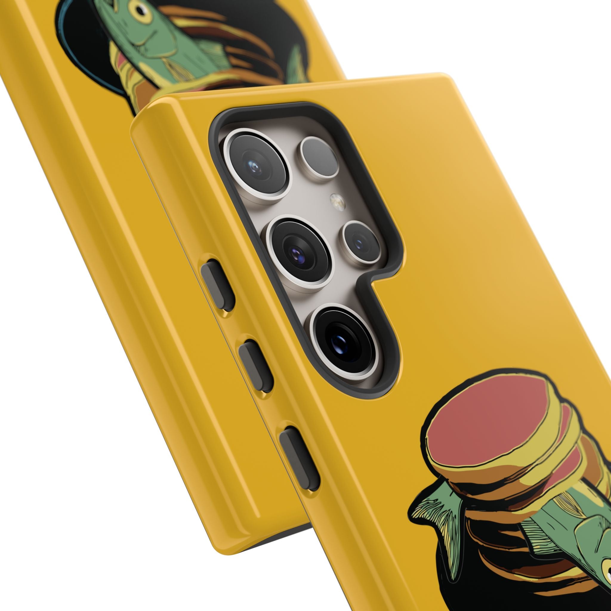 KPOP Style Fish Pancakes Yellow Smartphone Tough Cases