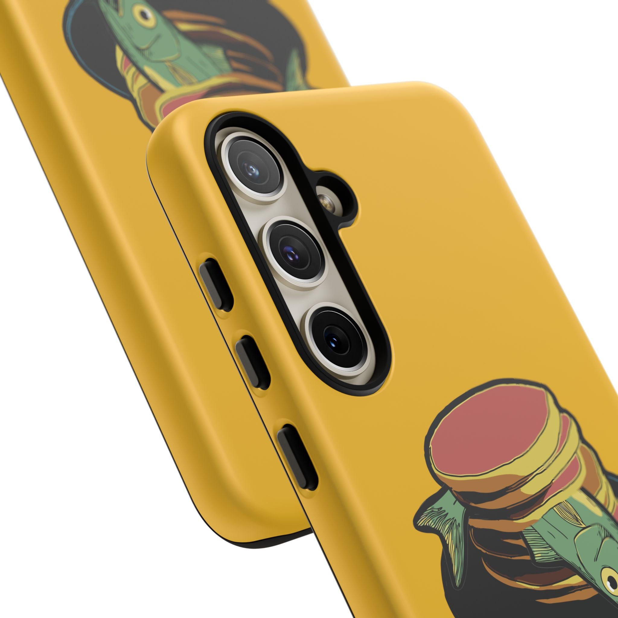 KPOP Style Fish Pancakes Yellow Smartphone Tough Cases