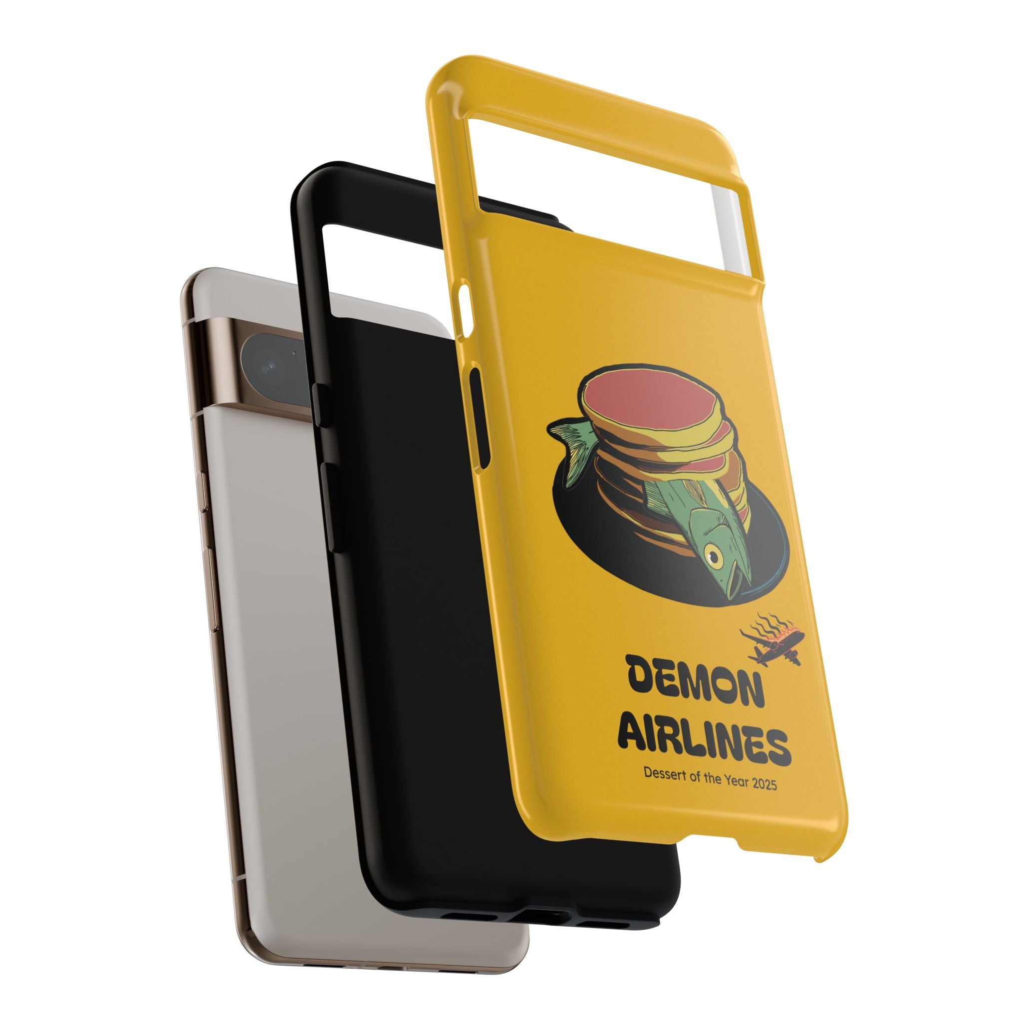 KPOP Style Fish Pancakes Yellow Smartphone Tough Cases