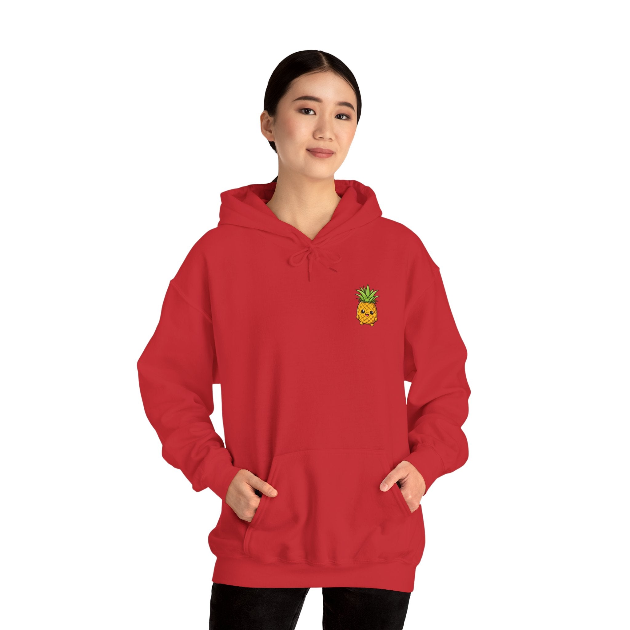 Pineapple / Ananas Minimampf Style Unisex Heavy Blend™ Hooded Sweatshirt