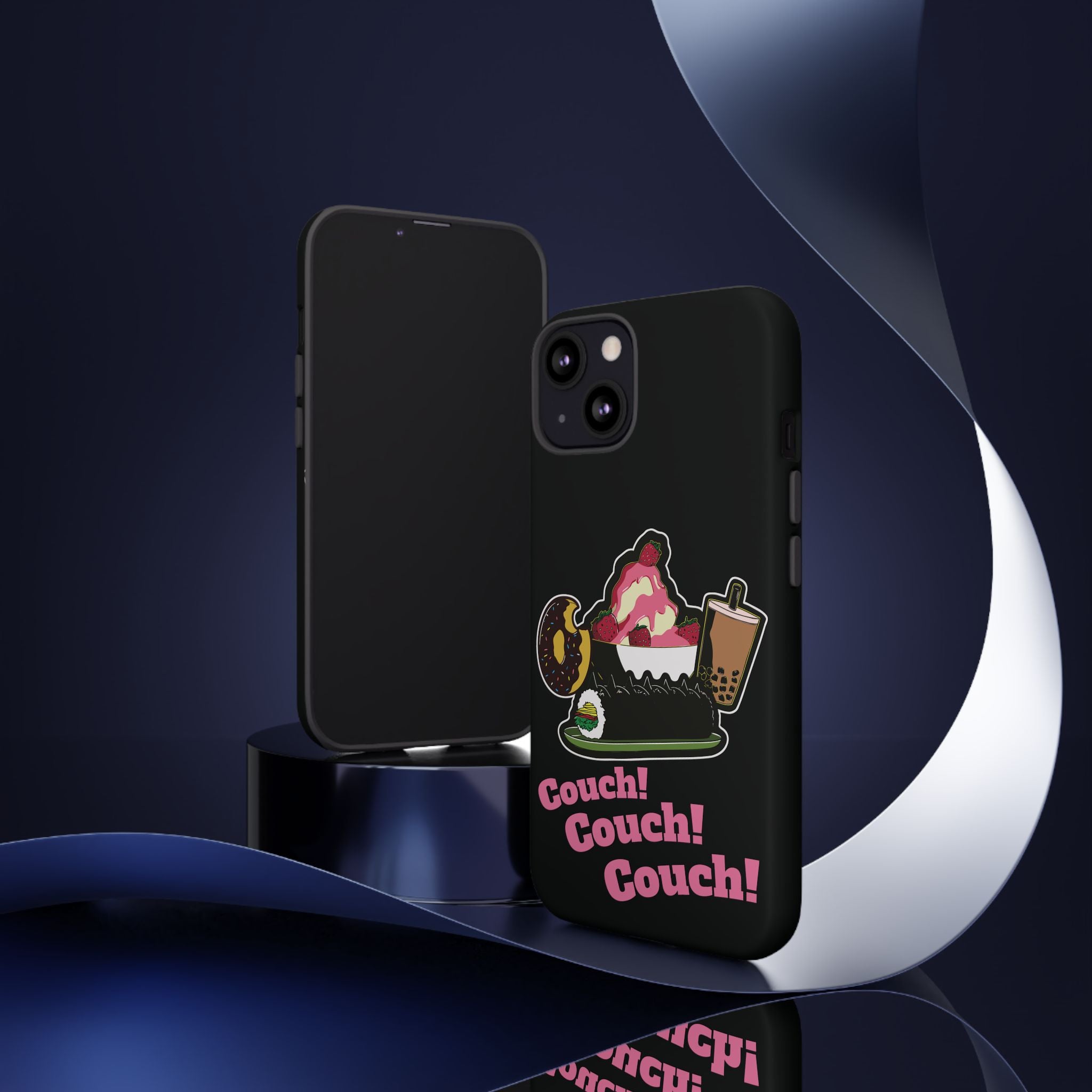 KPOP Style Black Couch Couch Couch Smartphone Tough Cases