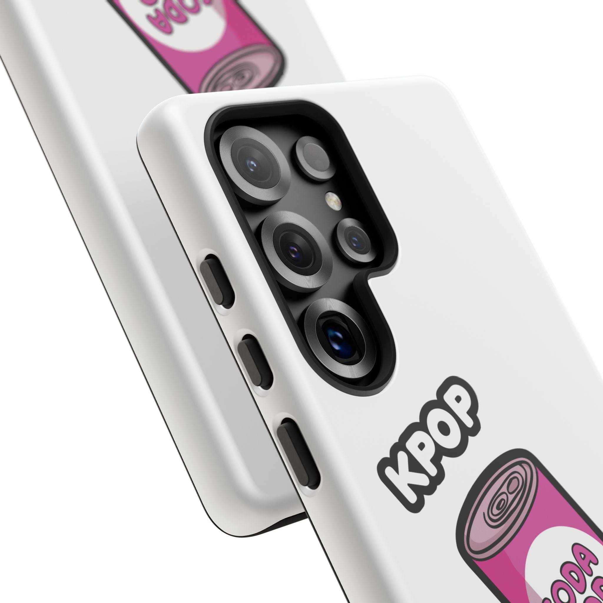 KPOP Style Soda Pop White Smartphone Tough Cases