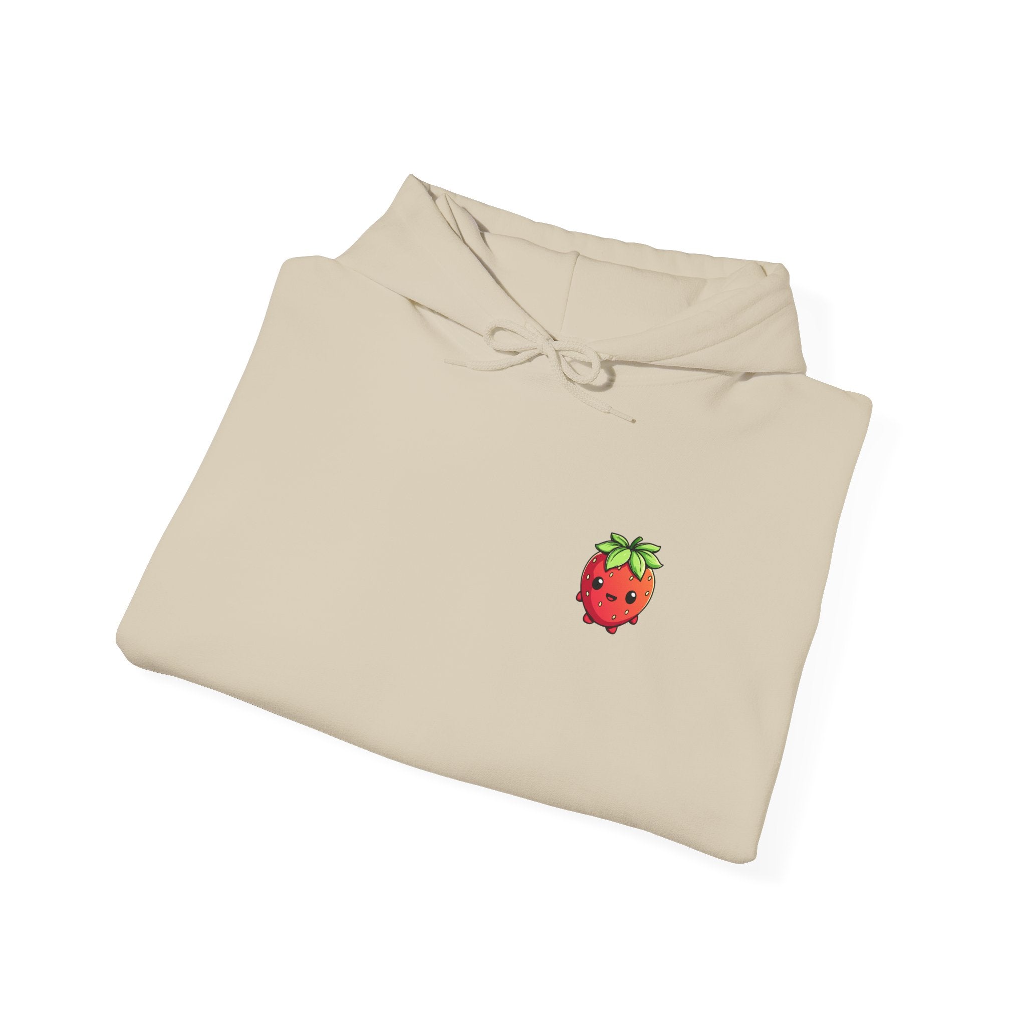 Strawberry / Erdbeer Minimampf Style Unisex Heavy Blend™ Hooded Sweatshirt