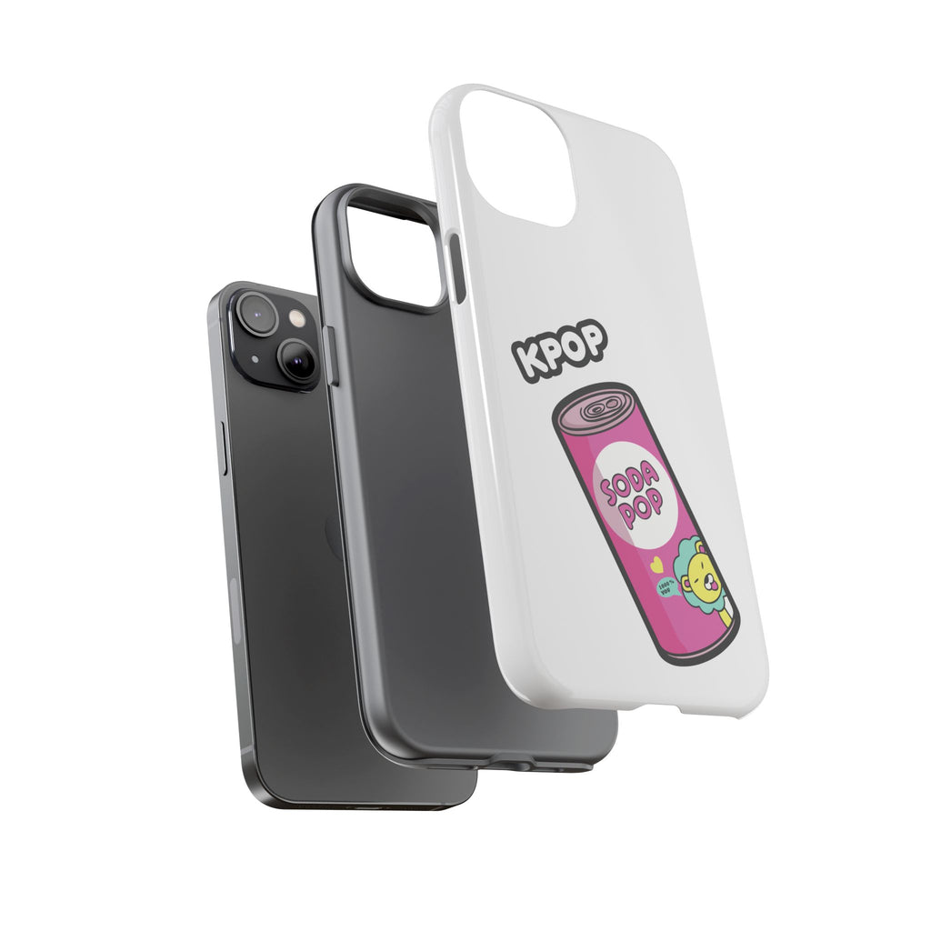 KPOP Style Soda Pop White Smartphone Tough Cases
