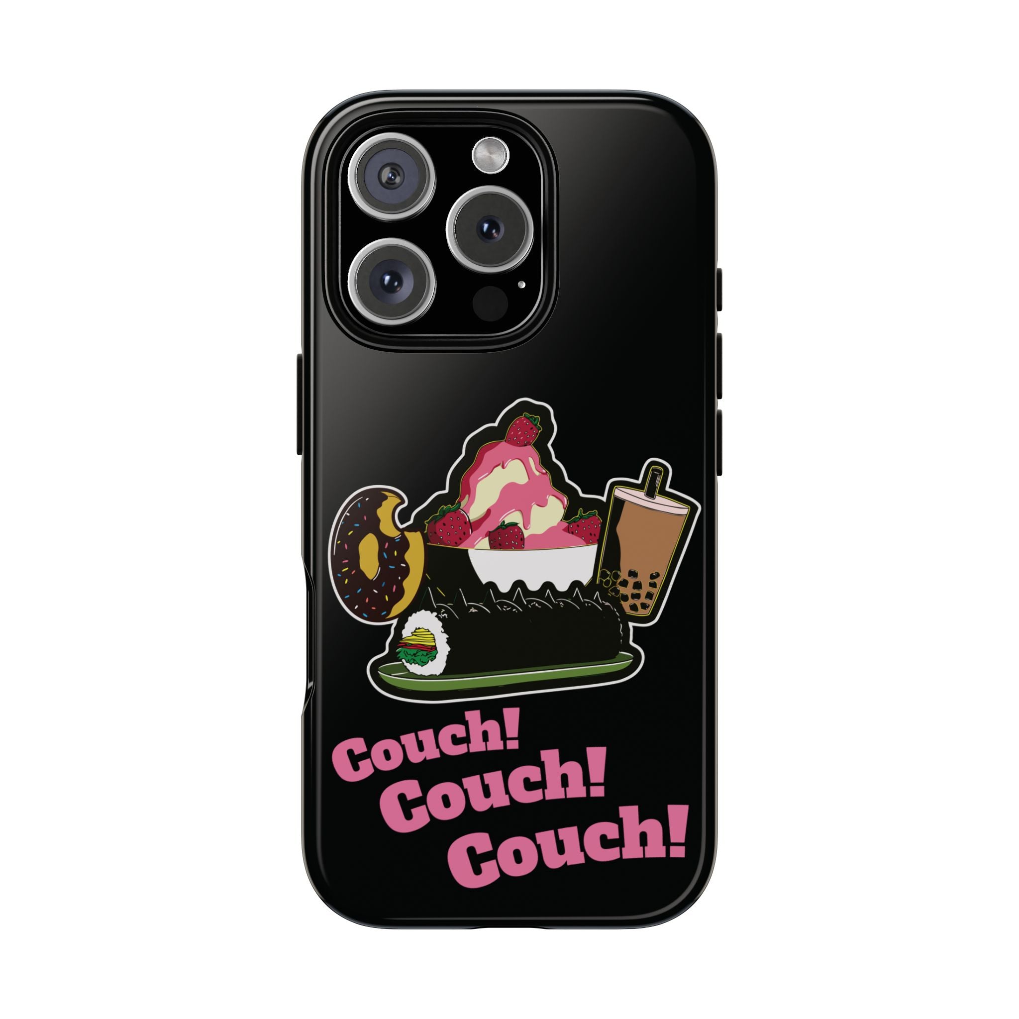 KPOP Style Black Couch Couch Couch Smartphone Tough Cases