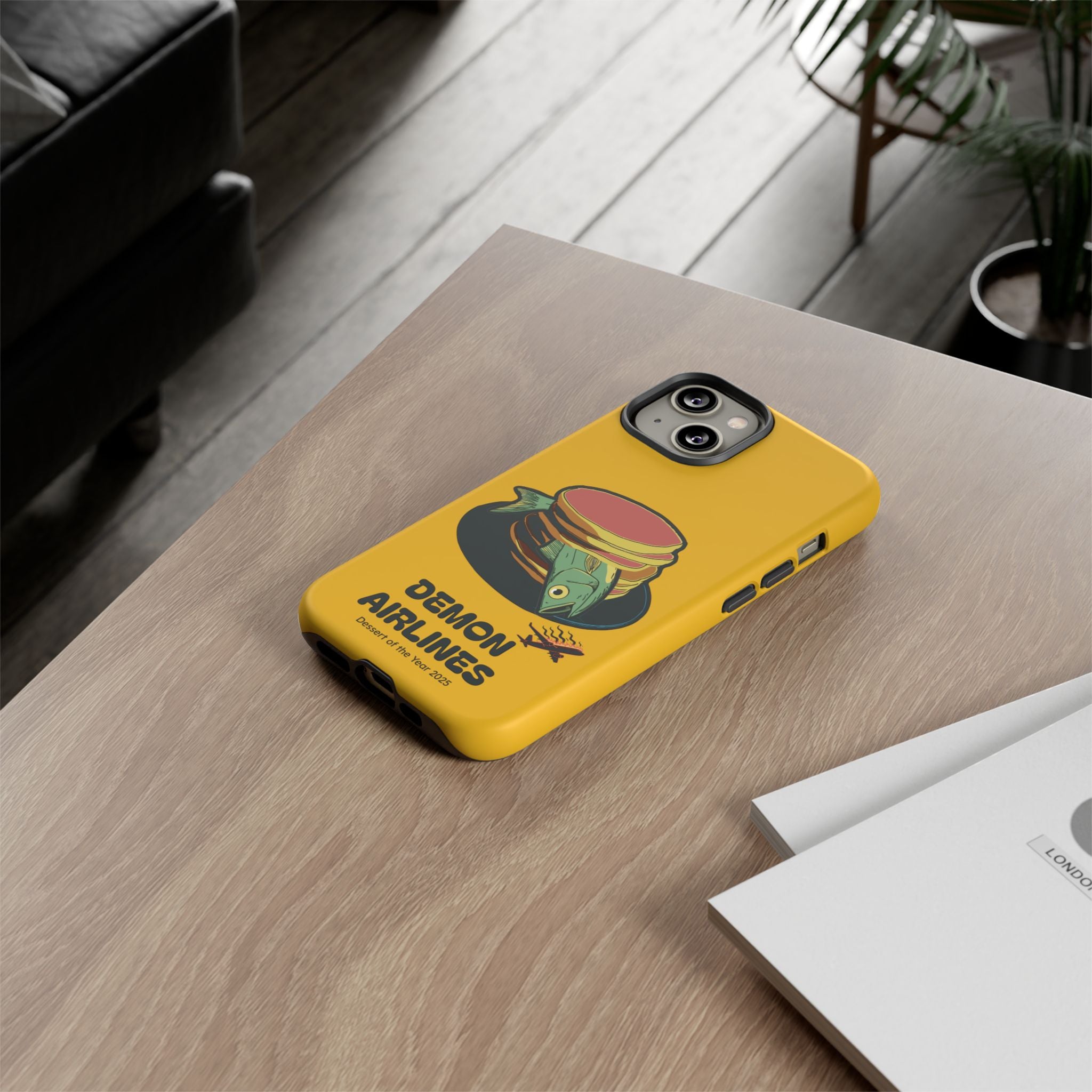 KPOP Style Fish Pancakes Yellow Smartphone Tough Cases
