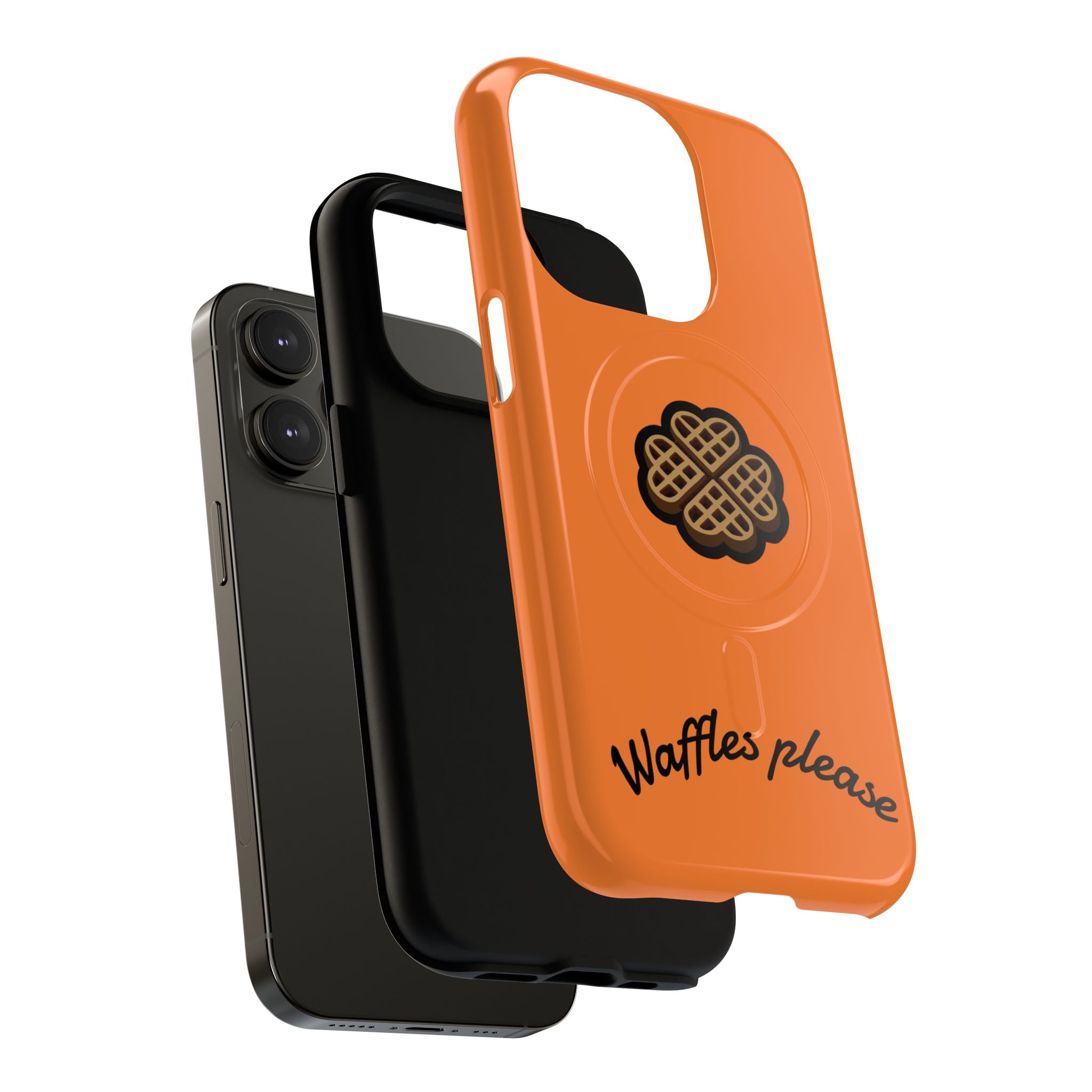 Heart Waffles Style Tough Magnetic Cases
