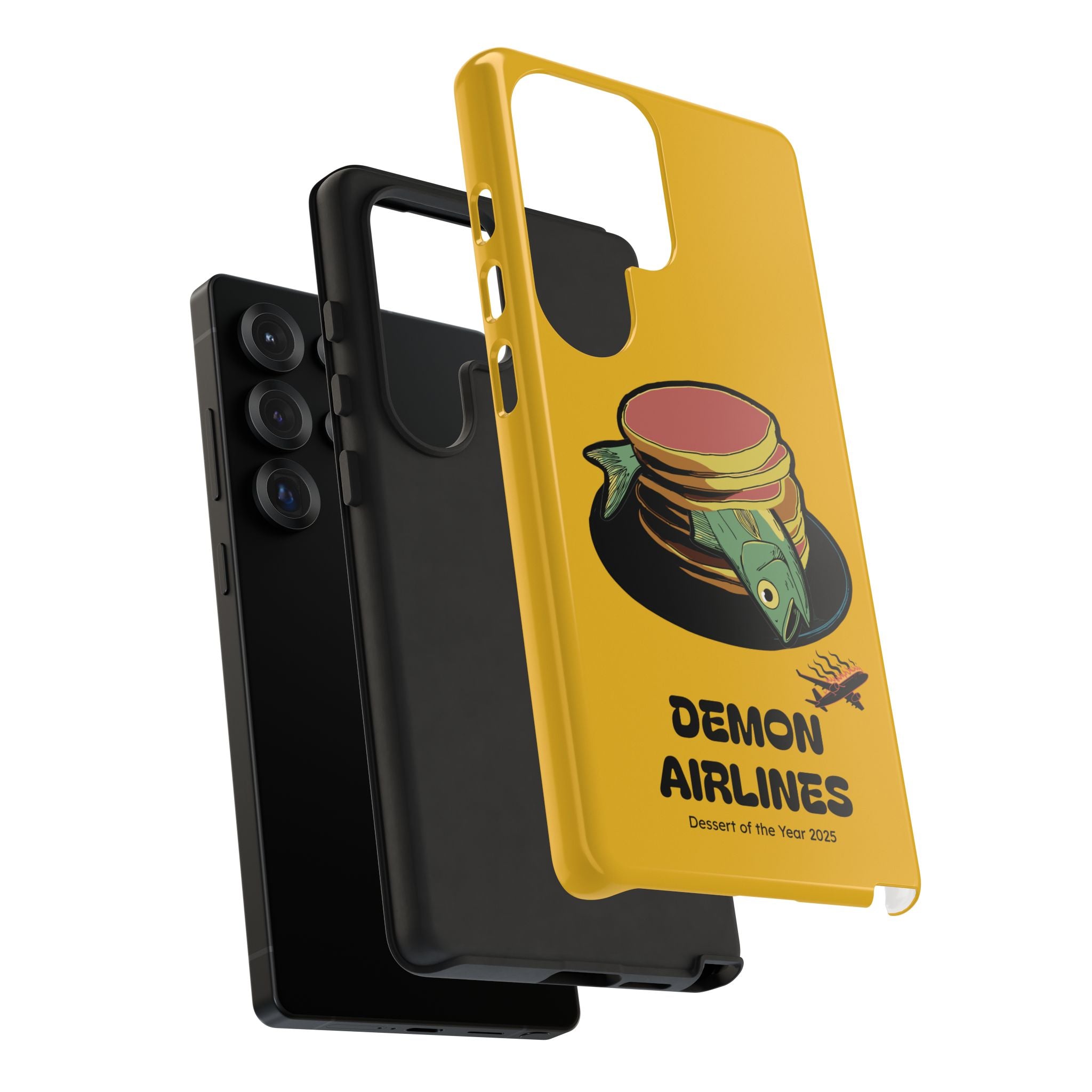 KPOP Style Fish Pancakes Yellow Smartphone Tough Cases