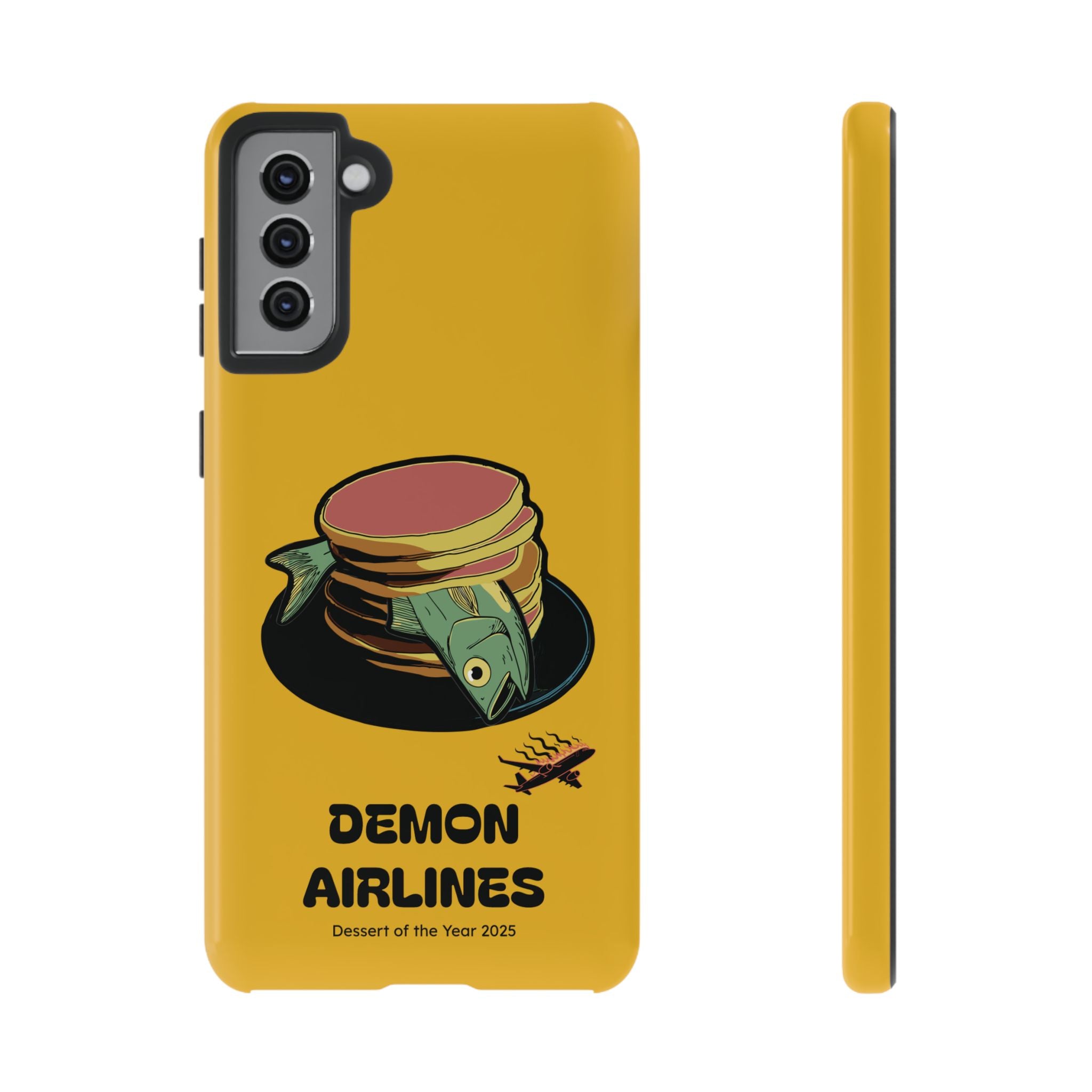 KPOP Style Fish Pancakes Yellow Smartphone Tough Cases