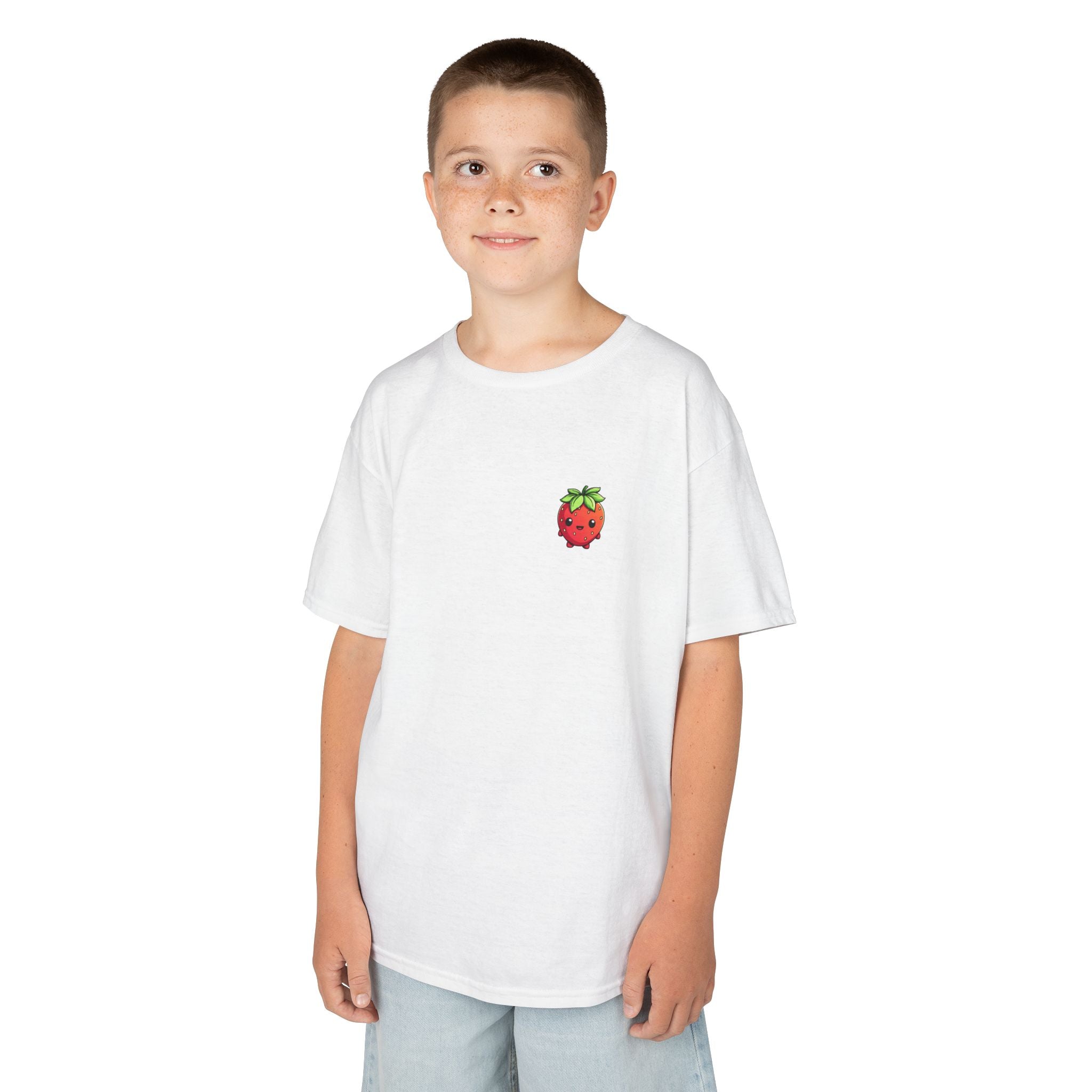 Strawberry / Erdbeer Minimampf Cartoon Kids Heavy Cotton™ Tee