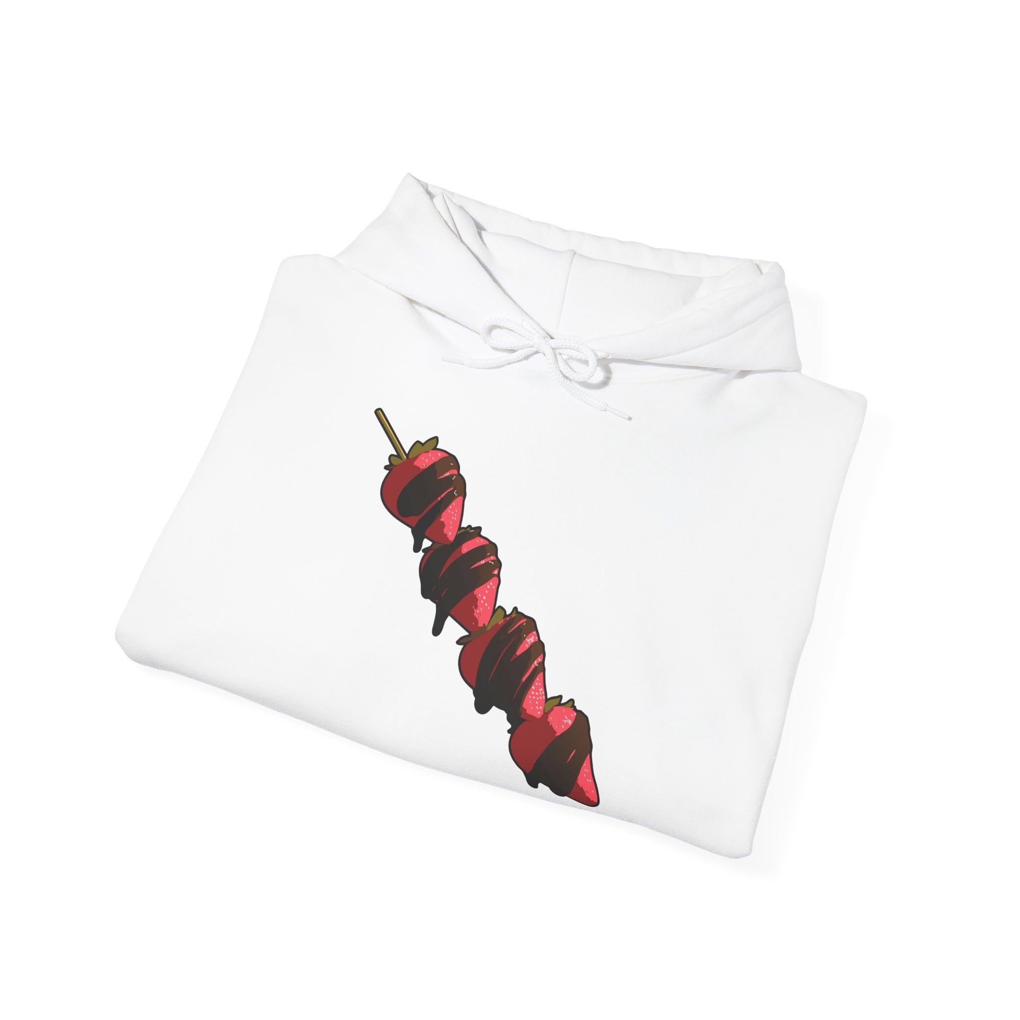 Erdbeer Fruchtspieß / Strawberry Fruit Skewer Style Unisex Heavy Blend™ Hooded Sweatshirt
