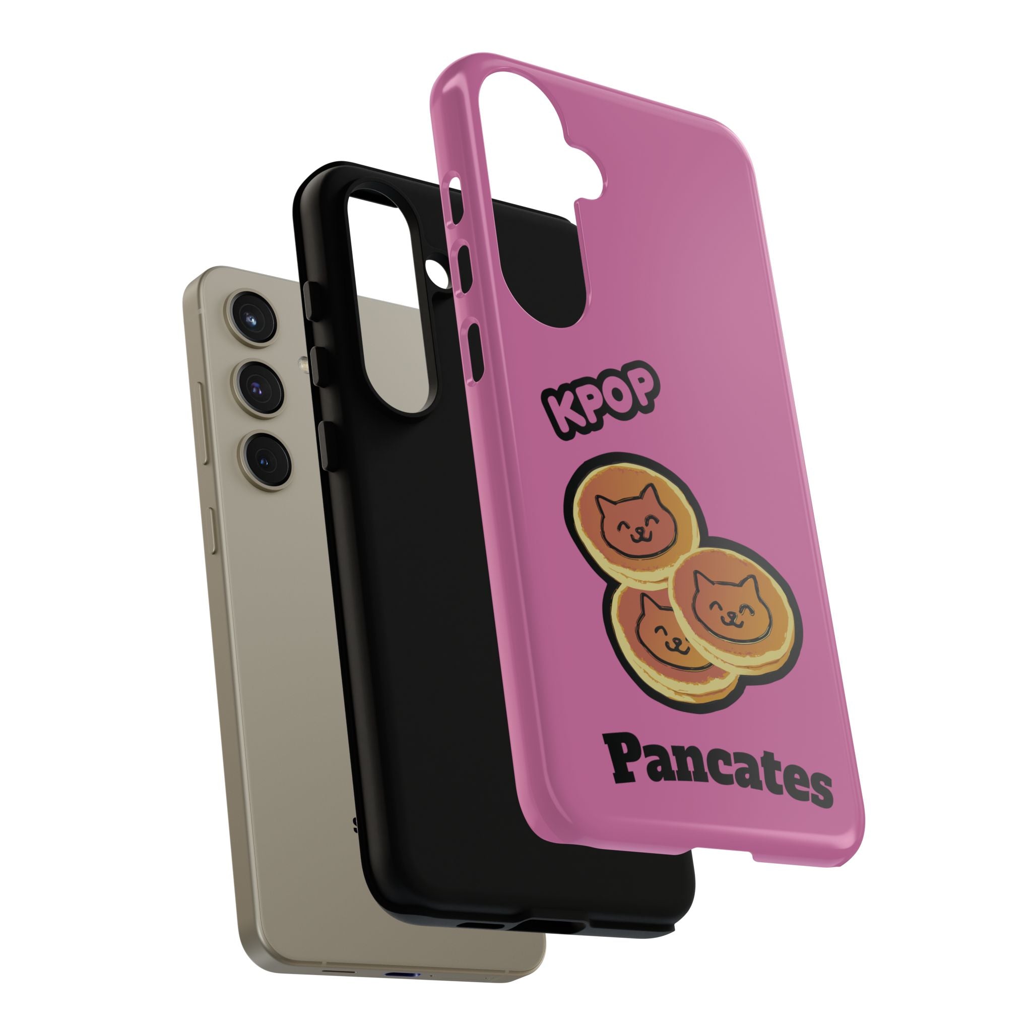 KPOP Style Pancates Pink Smartphone Tough Cases
