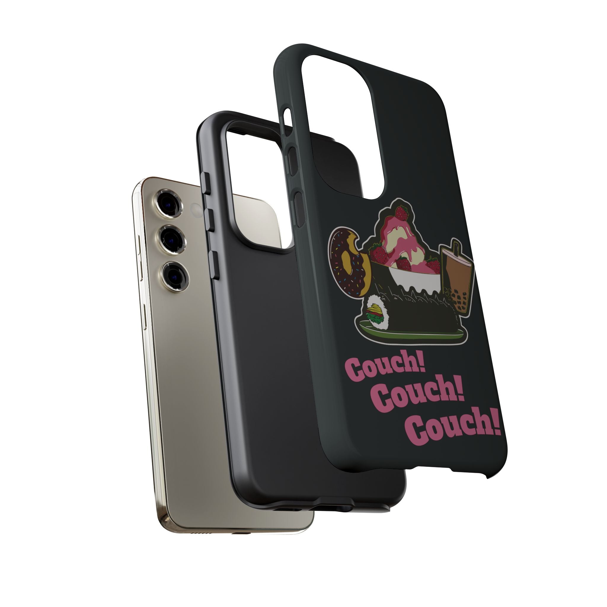 KPOP Style Black Couch Couch Couch Smartphone Tough Cases