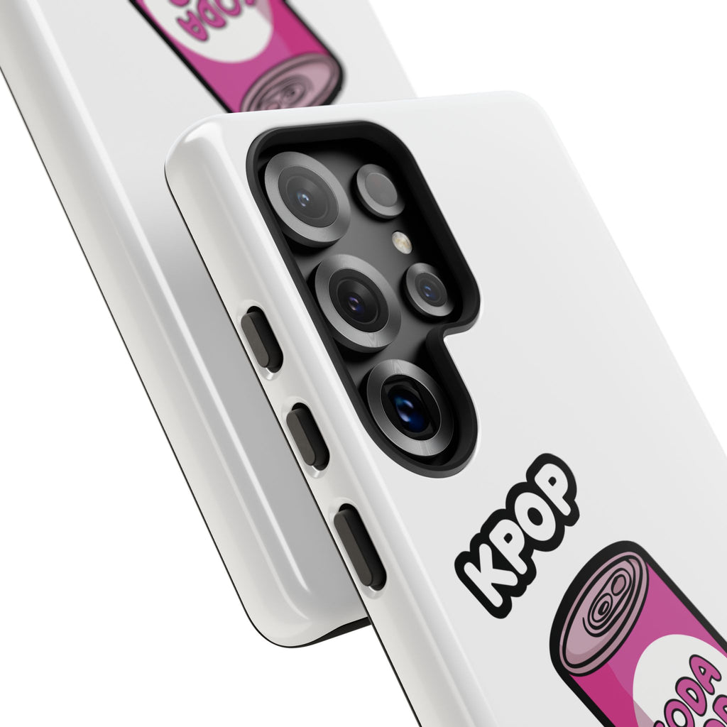 KPOP Style Soda Pop White Smartphone Tough Cases