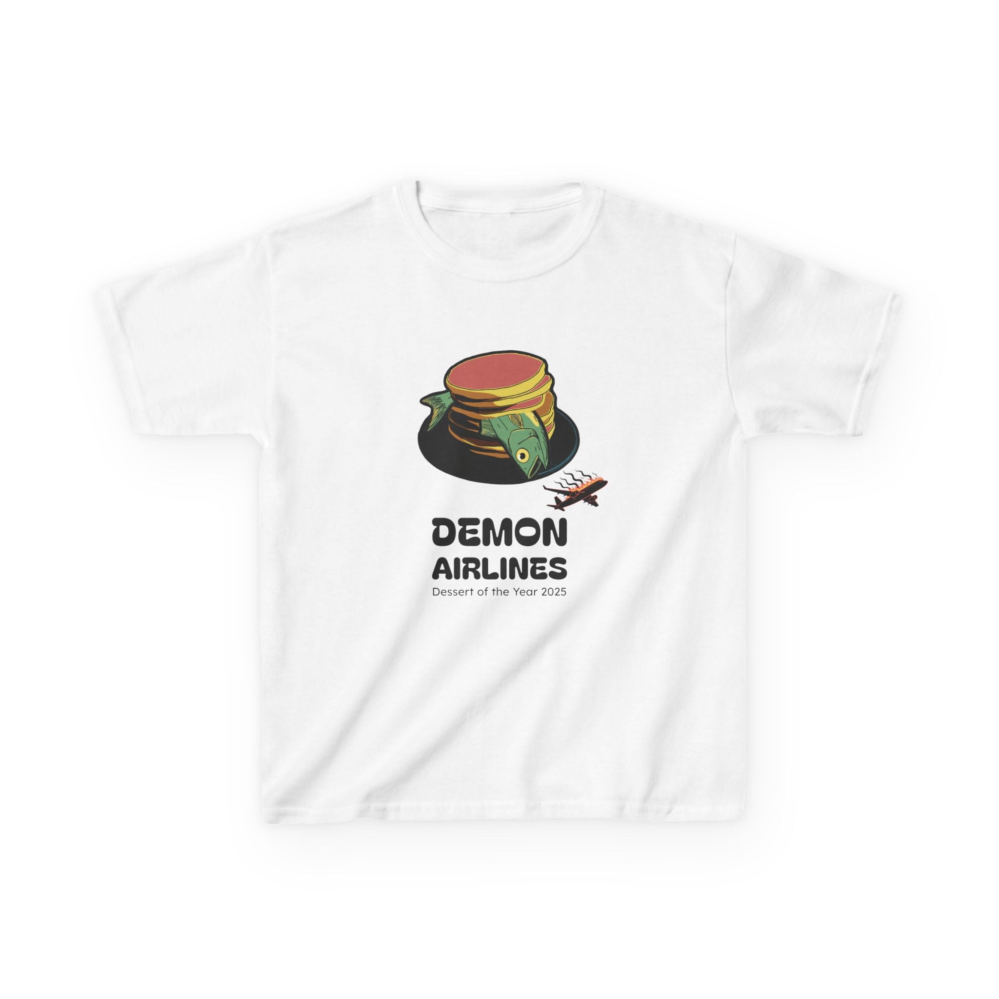KPOP Style Fish Pancakes Kids Heavy Cotton™ Tee