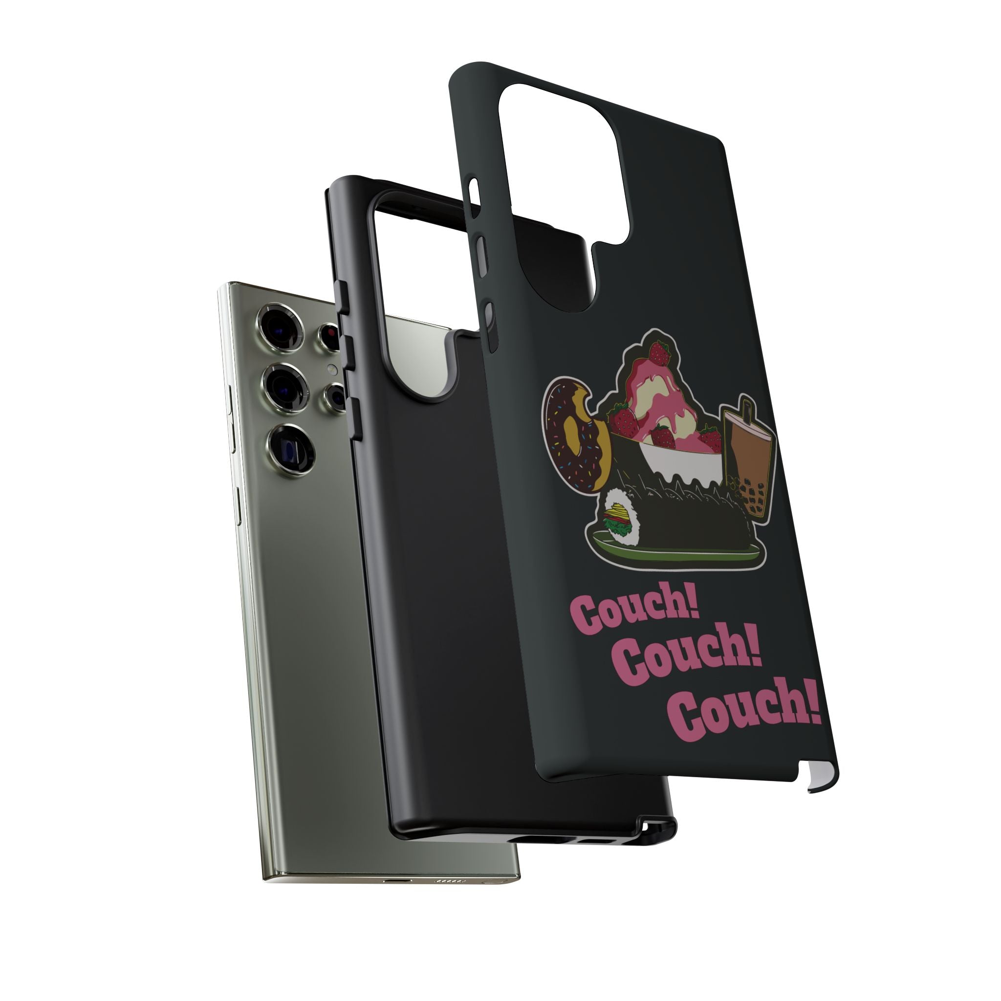 KPOP Style Black Couch Couch Couch Smartphone Tough Cases