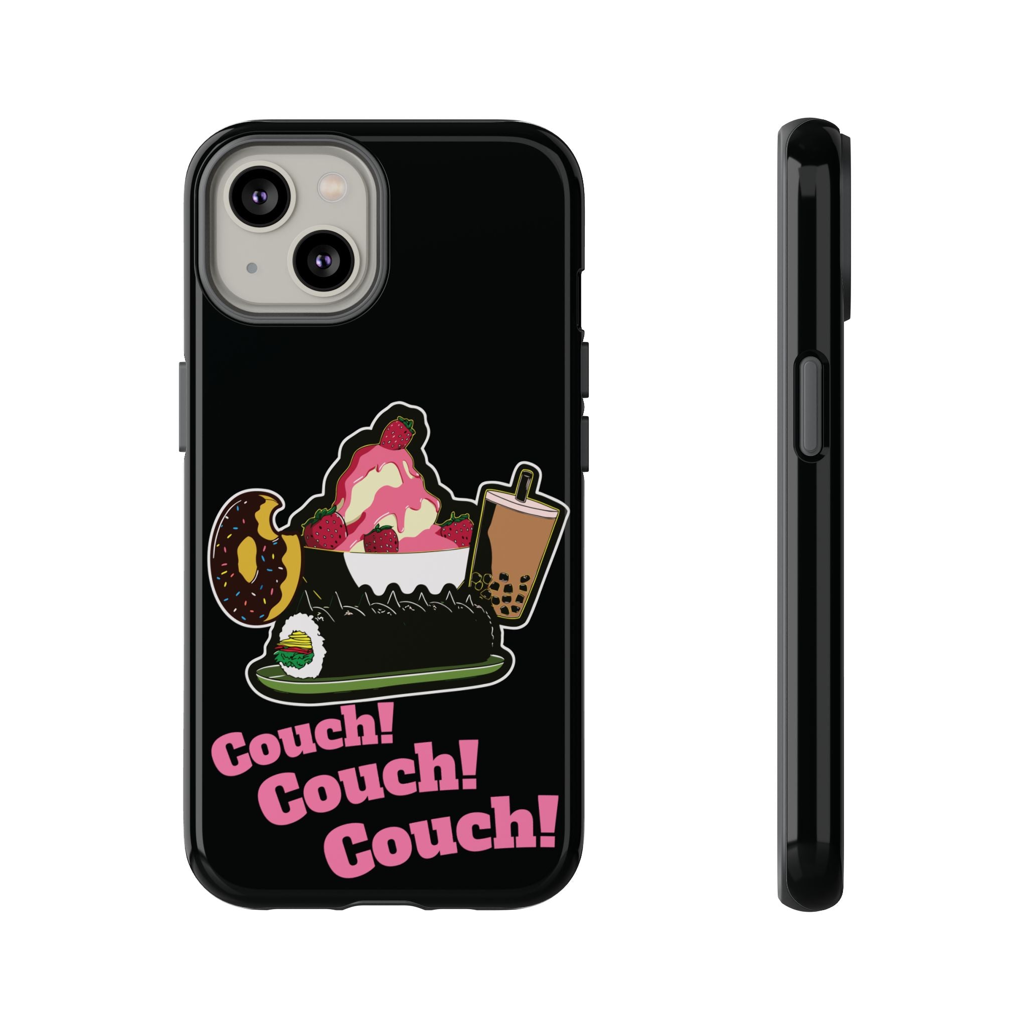 KPOP Style Black Couch Couch Couch Smartphone Tough Cases
