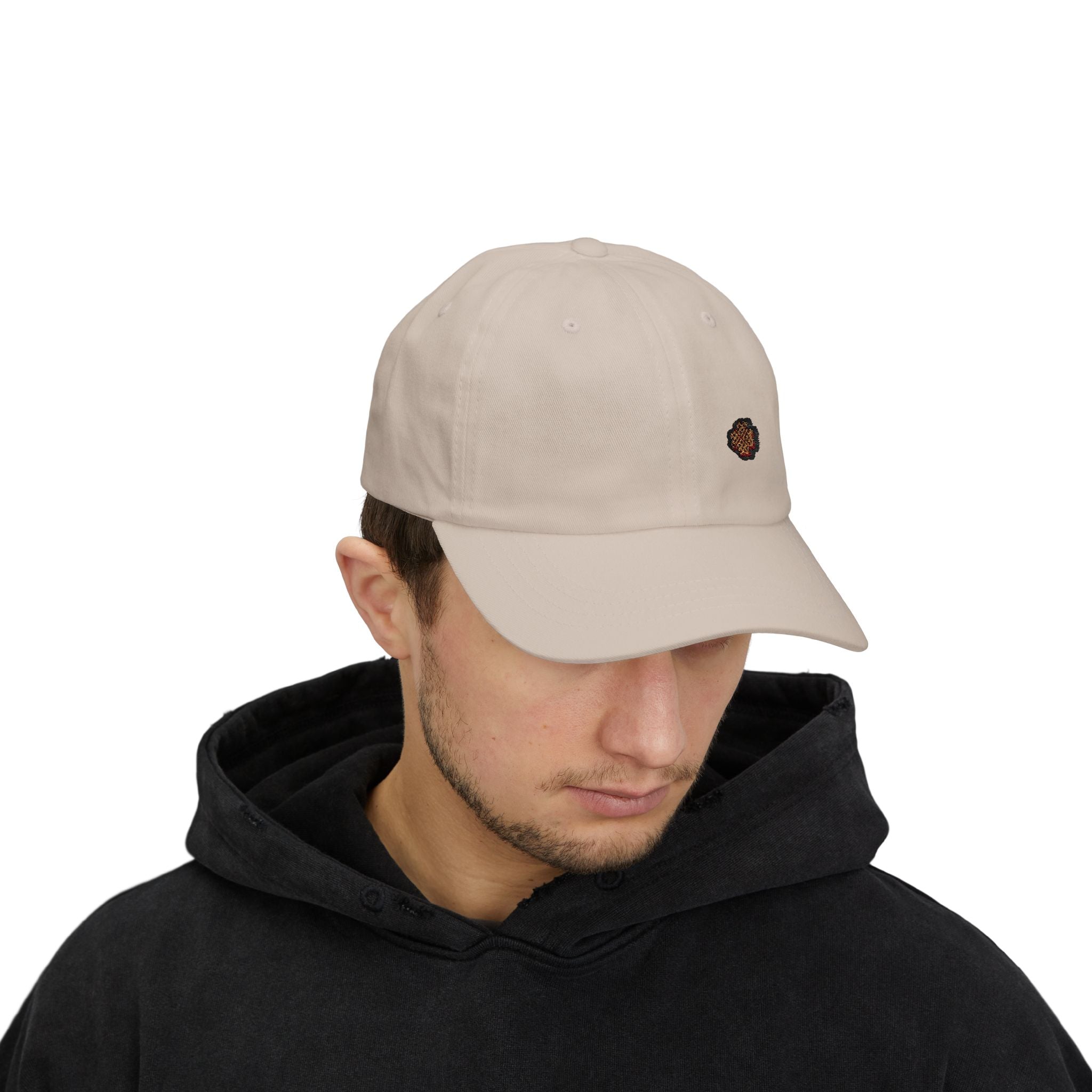 Mini Heart Waffle Style Classic Dad Cap (Embroidery)