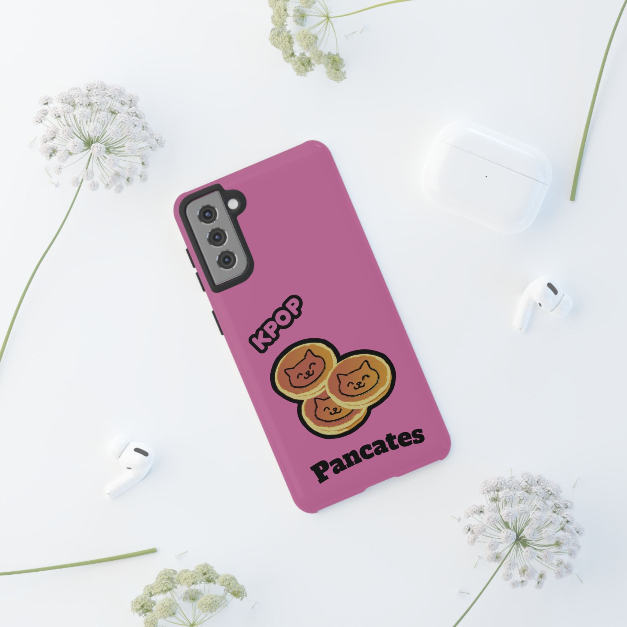 KPOP Style Pancates Pink Smartphone Tough Cases