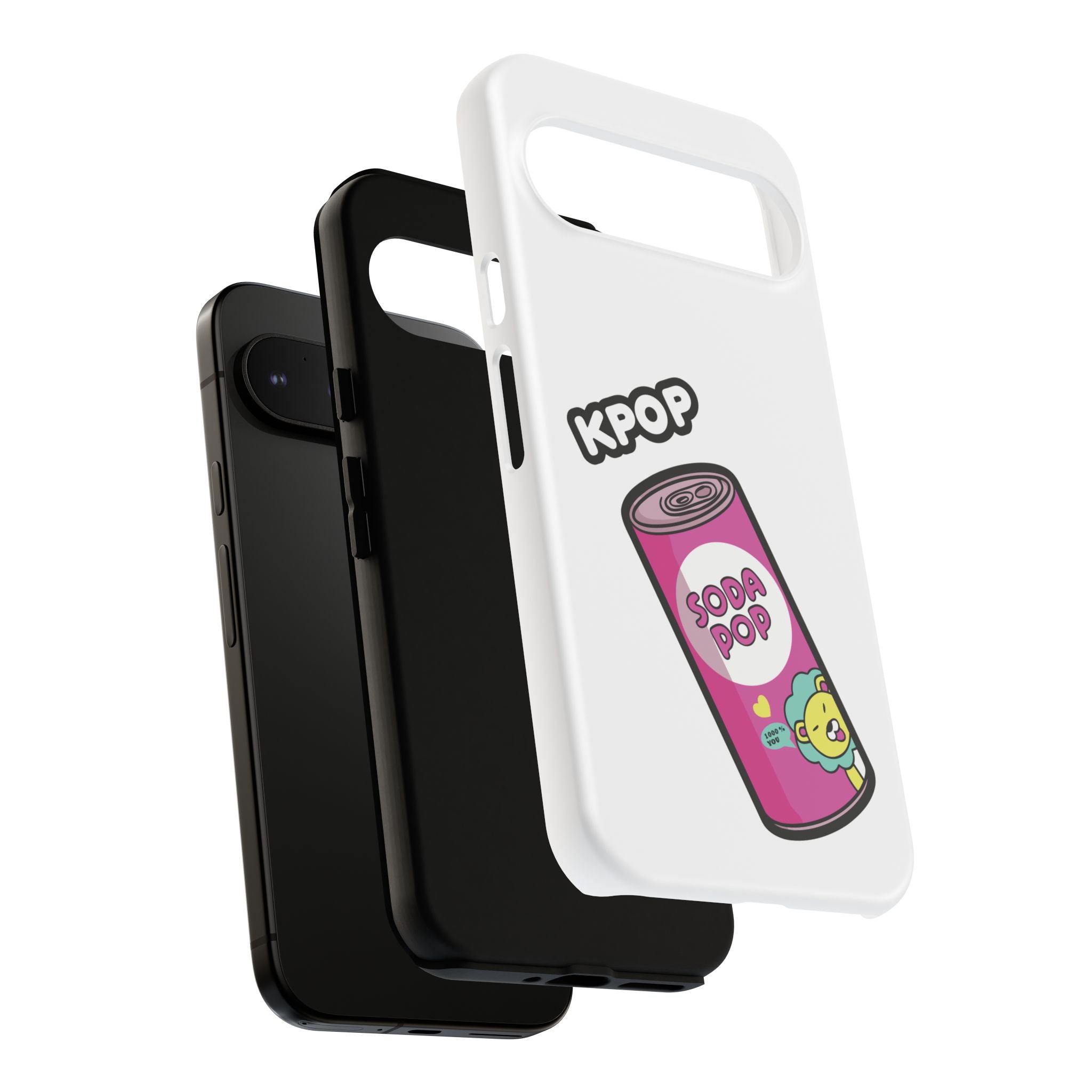 KPOP Style Soda Pop White Smartphone Tough Cases
