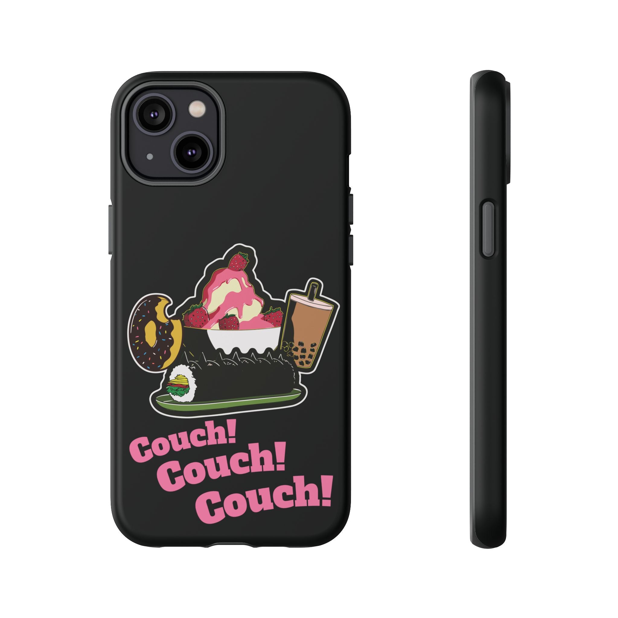 KPOP Style Black Couch Couch Couch Smartphone Tough Cases
