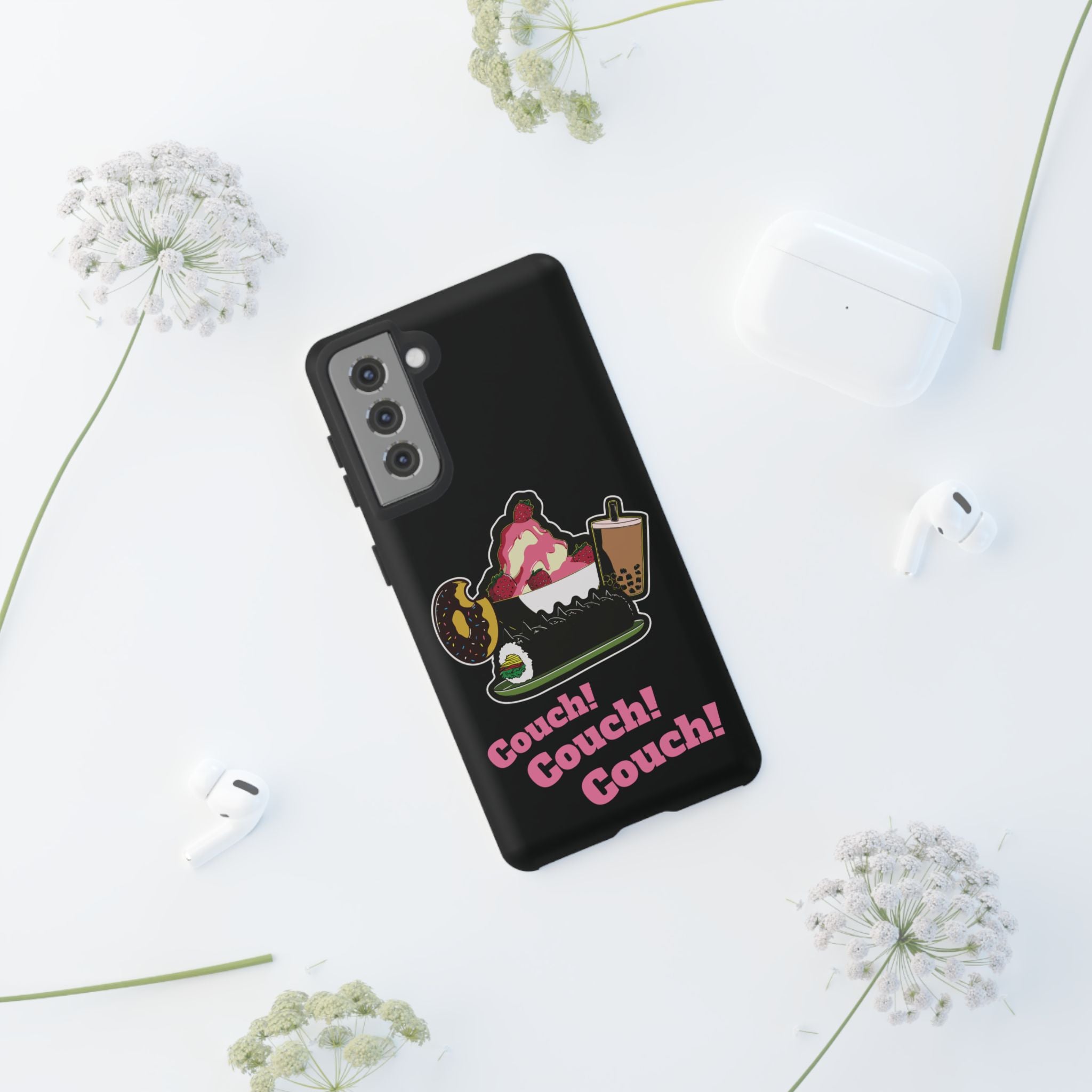 KPOP Style Black Couch Couch Couch Smartphone Tough Cases