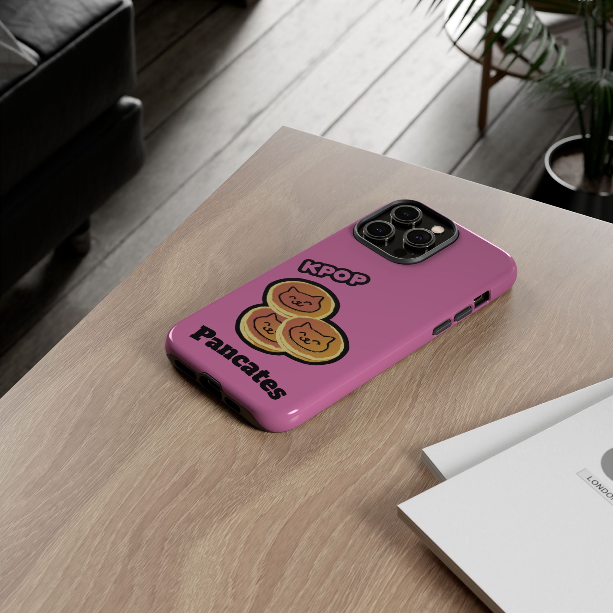 KPOP Style Pancates Pink Smartphone Tough Cases