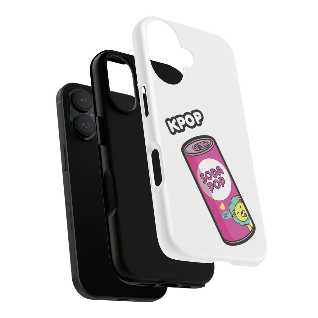 KPOP Style Soda Pop White Smartphone Tough Cases