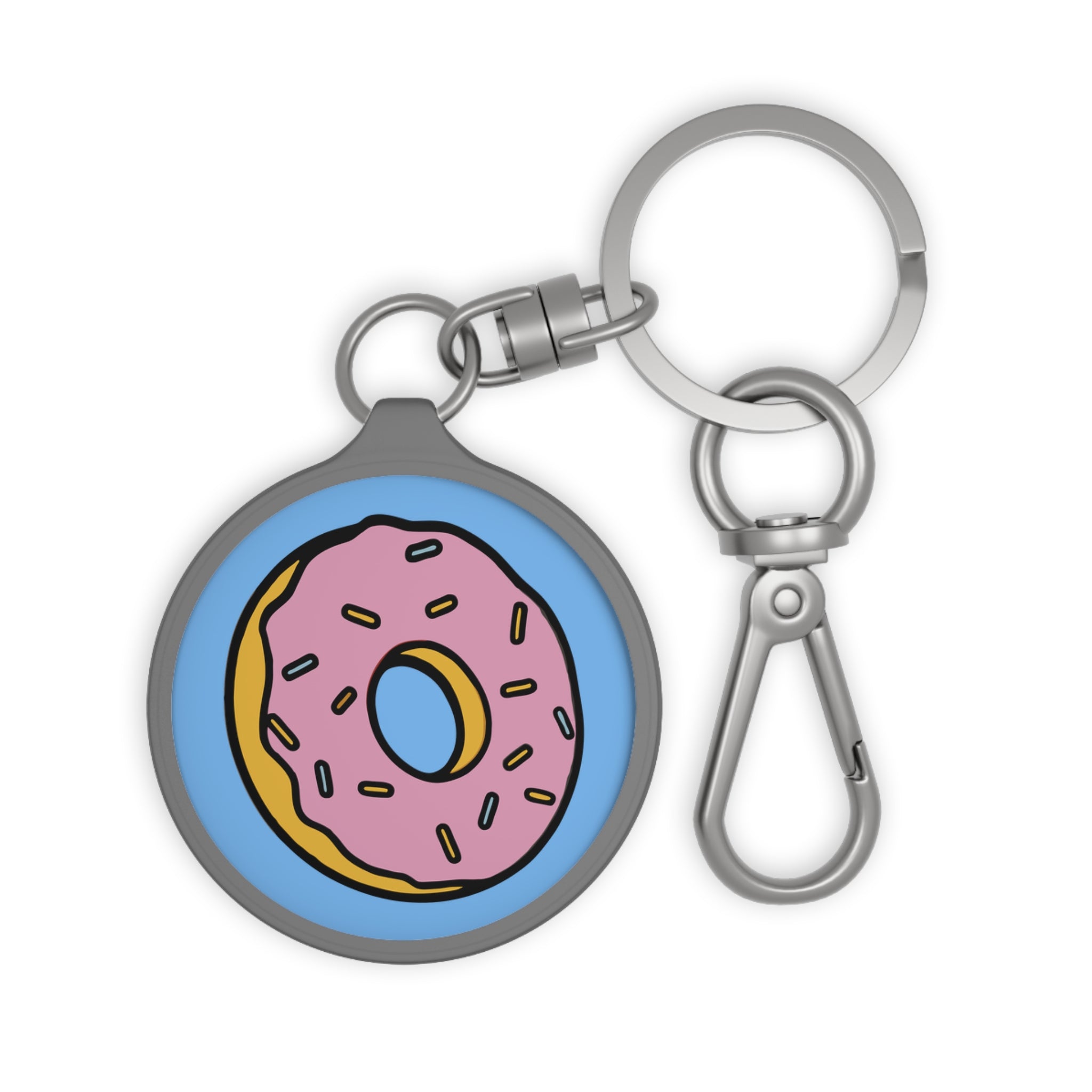 Donut Style Keyring Tag / Keyring