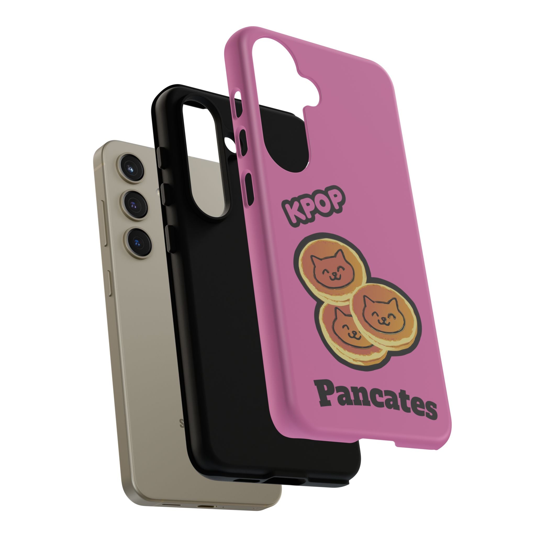 KPOP Style Pancates Pink Smartphone Tough Cases