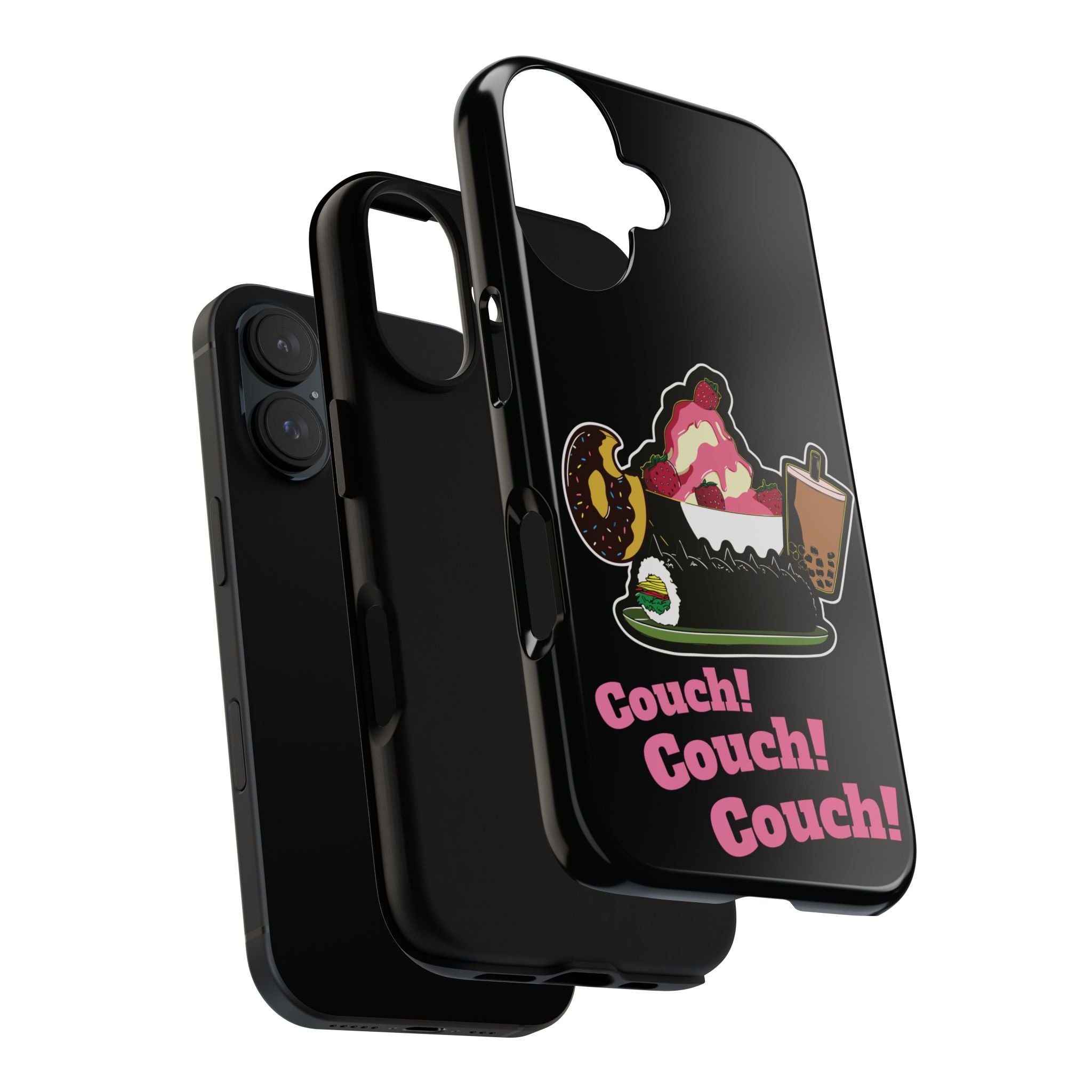 KPOP Style Black Couch Couch Couch Smartphone Tough Cases