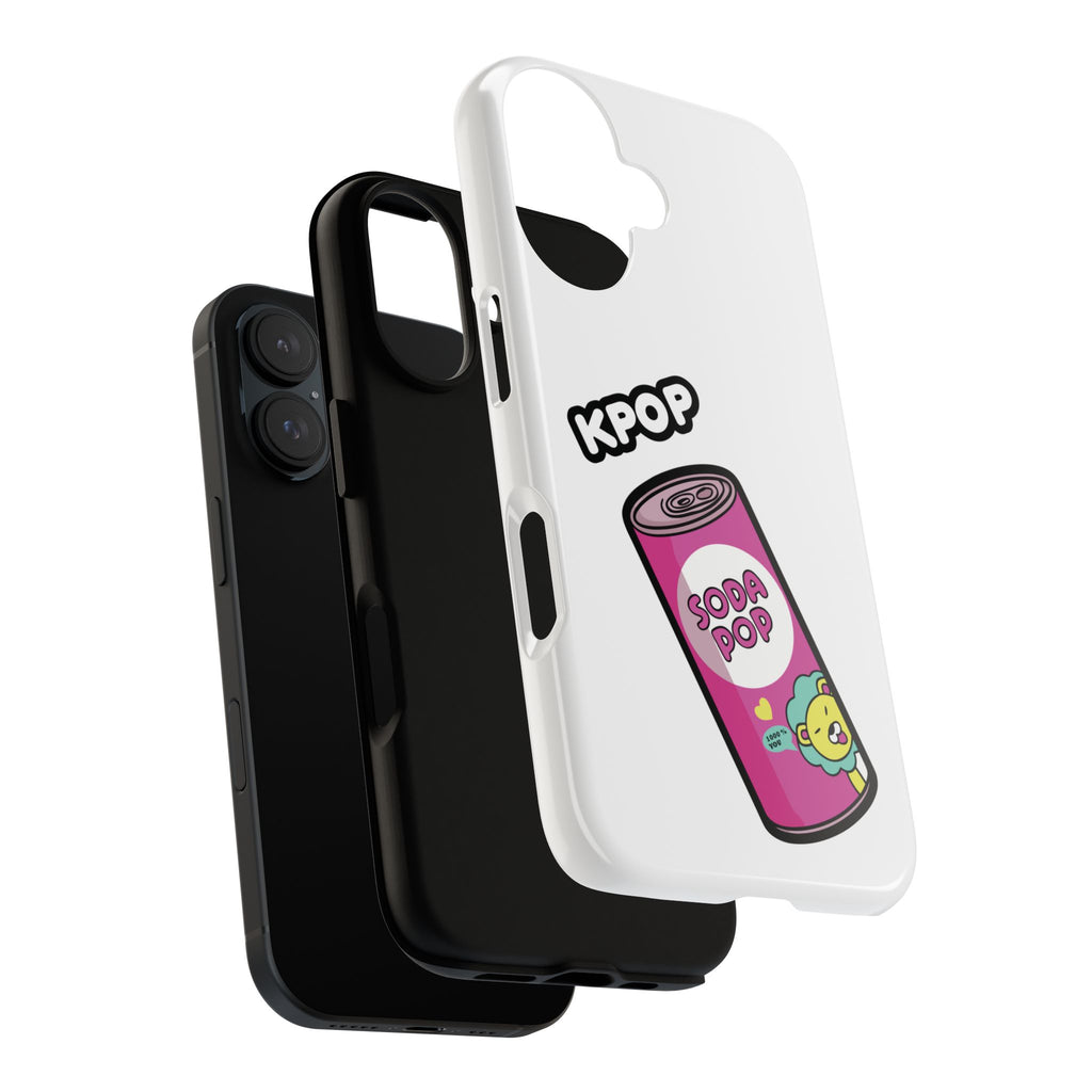 KPOP Style Soda Pop White Smartphone Tough Cases