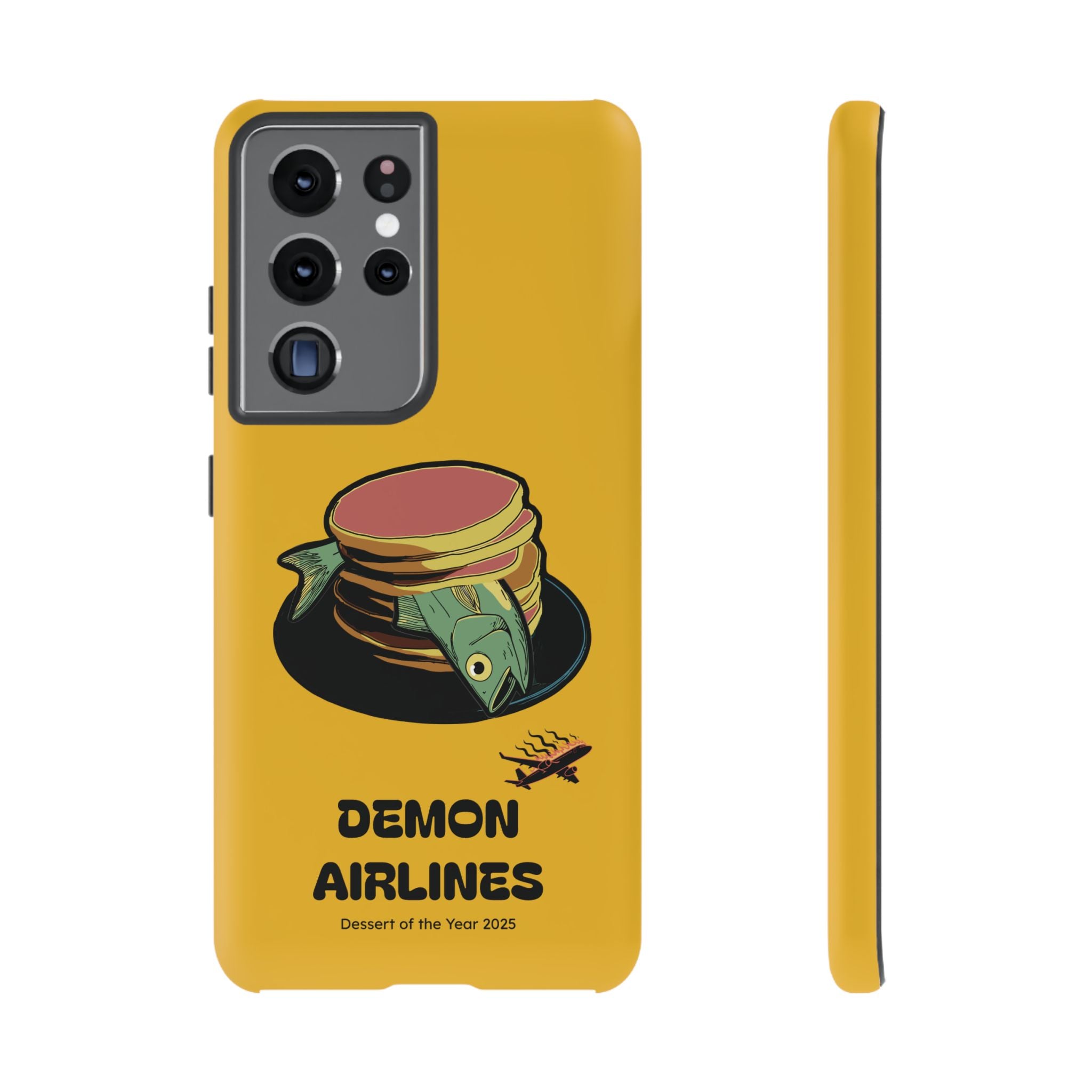 KPOP Style Fish Pancakes Yellow Smartphone Tough Cases