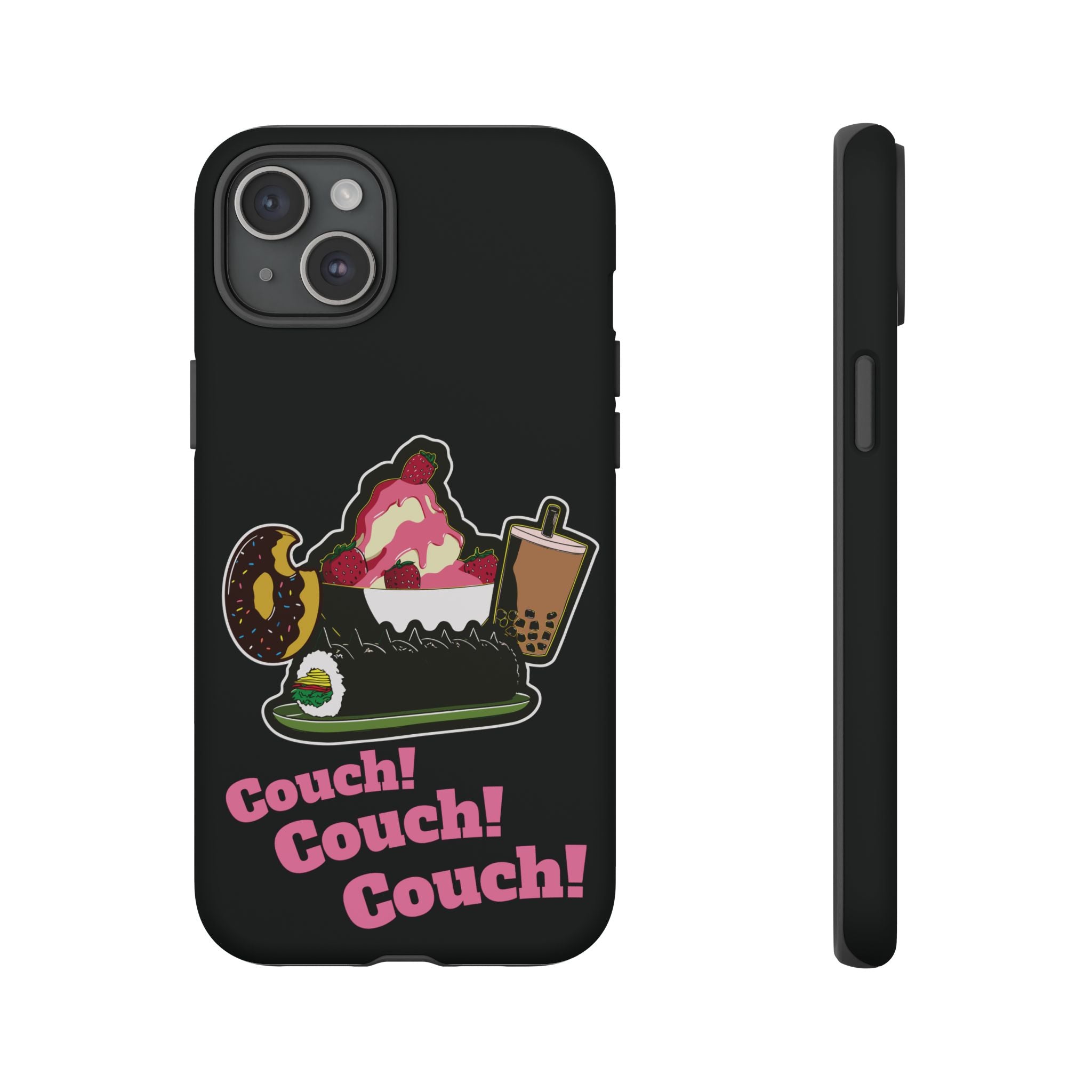 KPOP Style Black Couch Couch Couch Smartphone Tough Cases