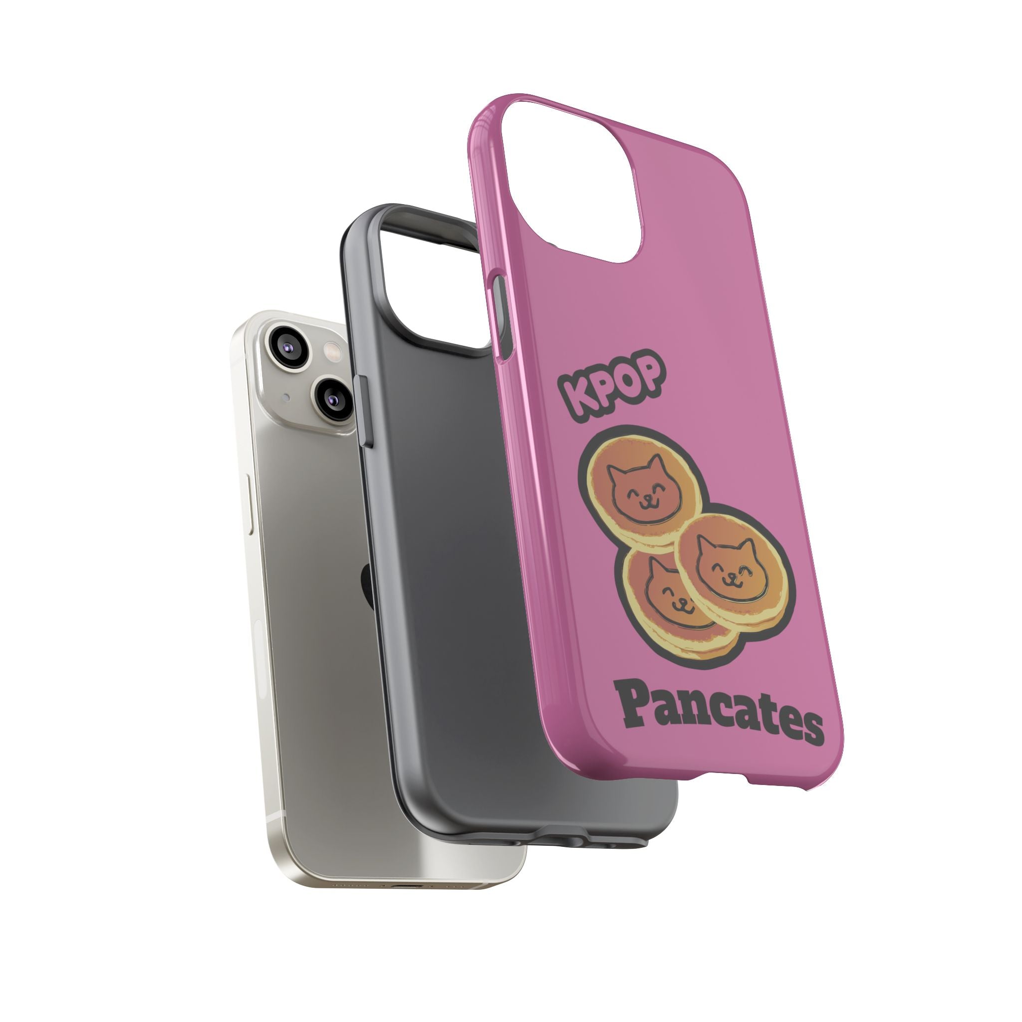 KPOP Style Pancates Pink Smartphone Tough Cases
