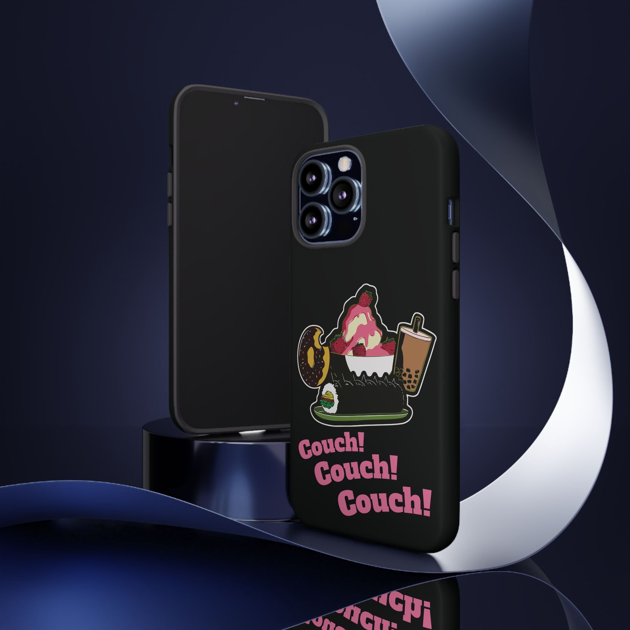 KPOP Style Black Couch Couch Couch Smartphone Tough Cases