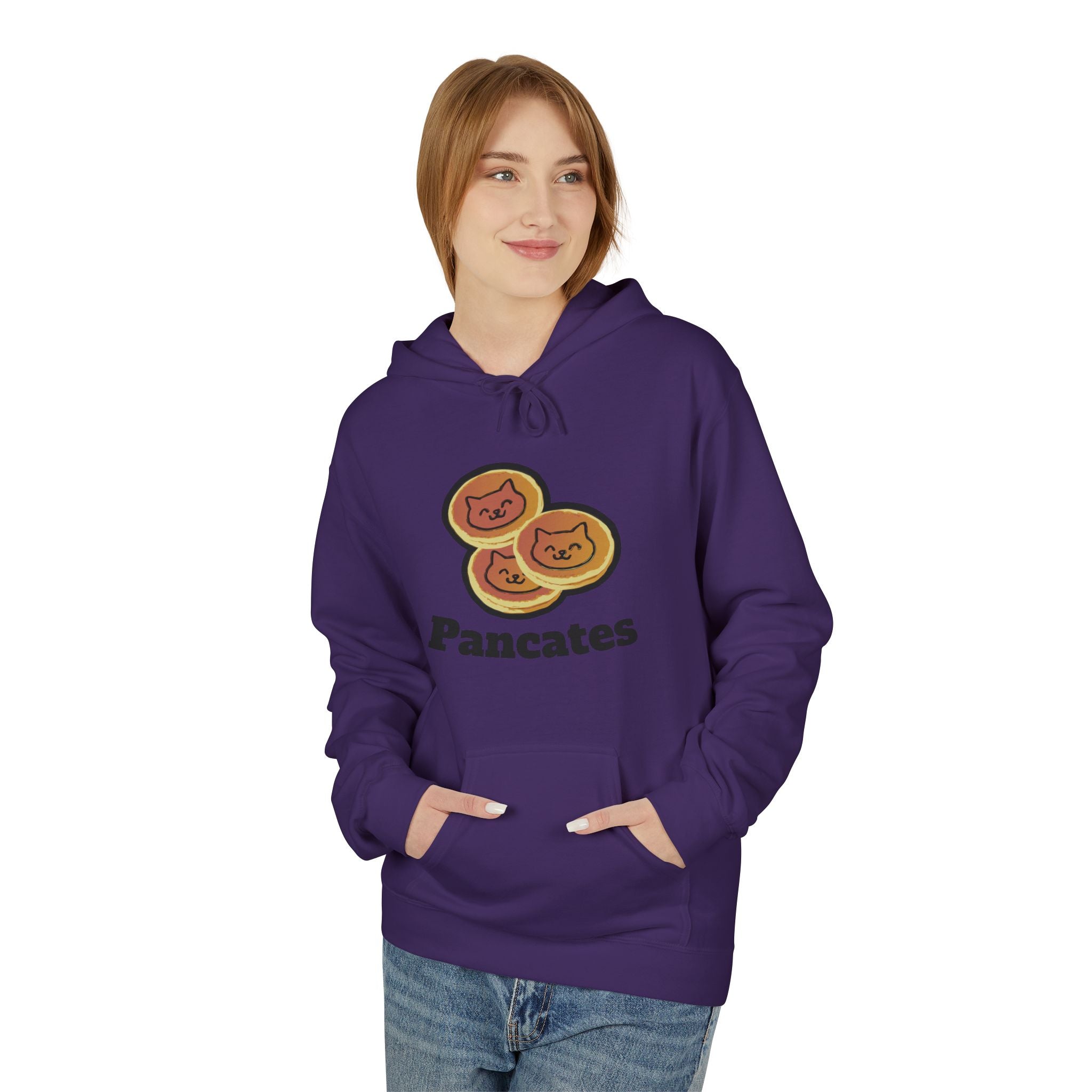 Pancates Style Unisex Midweight Softstyle Fleece Hoodie