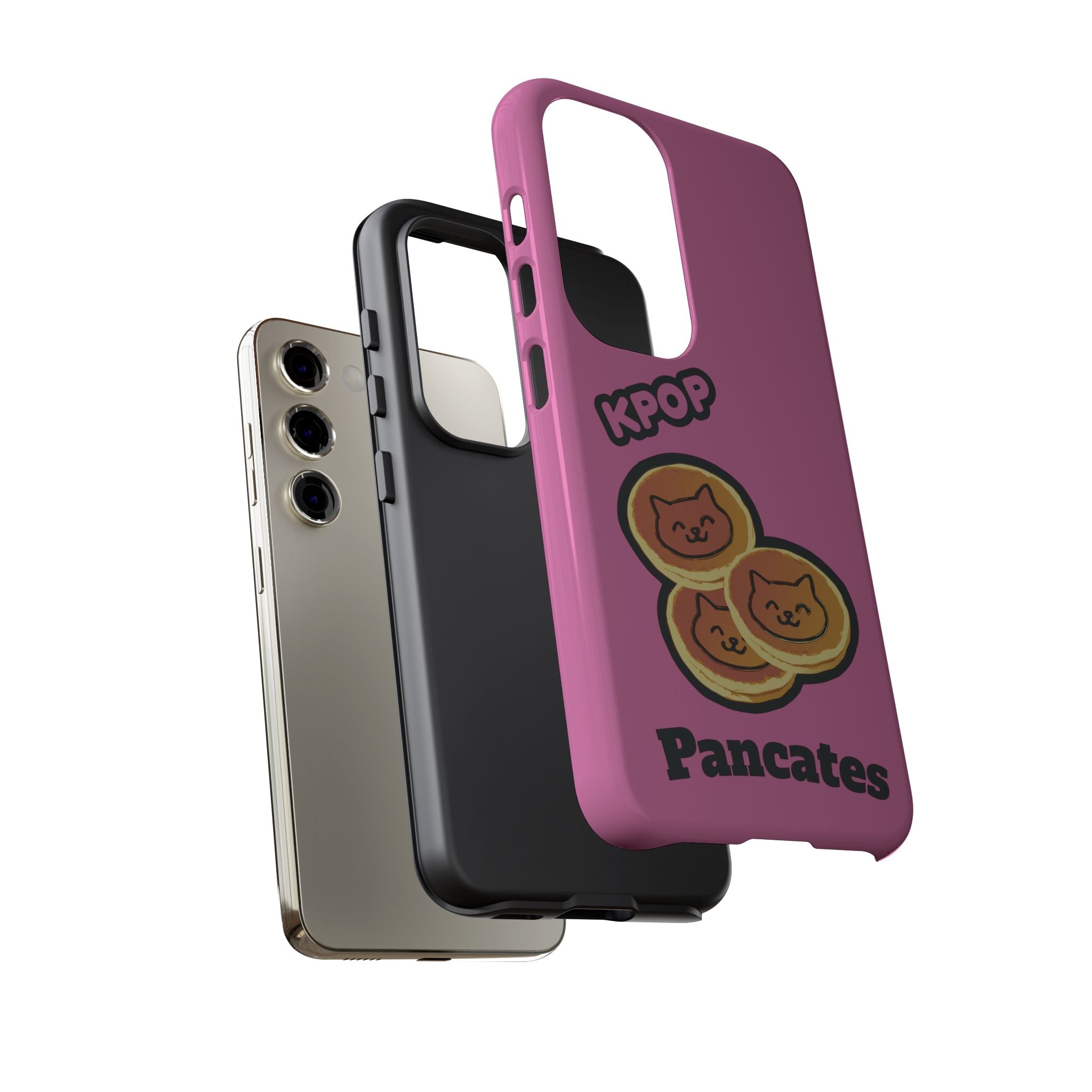 KPOP Style Pancates Pink Smartphone Tough Cases