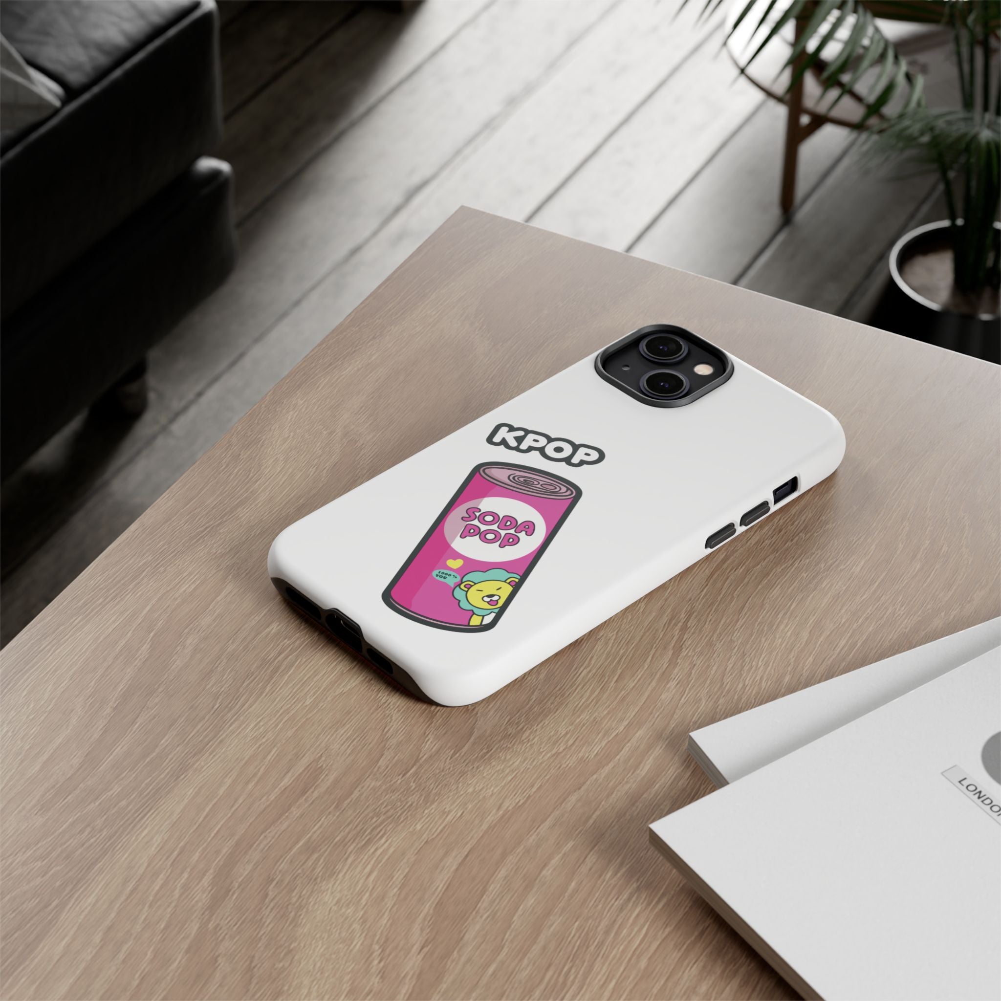 KPOP Style Soda Pop White Smartphone Tough Cases