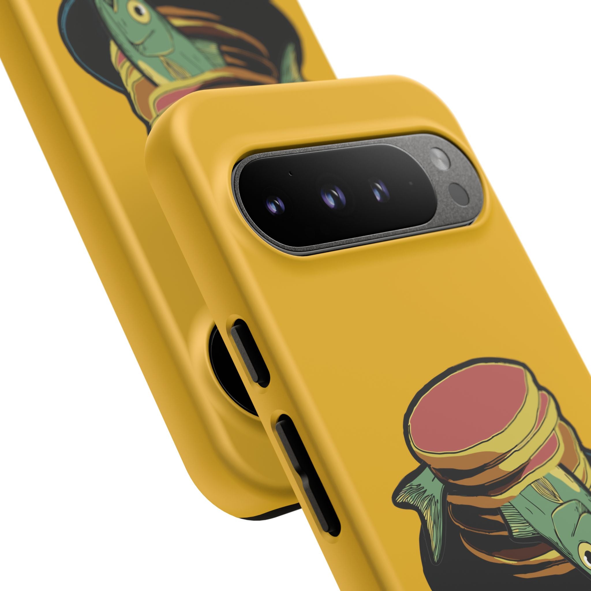 KPOP Style Fish Pancakes Yellow Smartphone Tough Cases